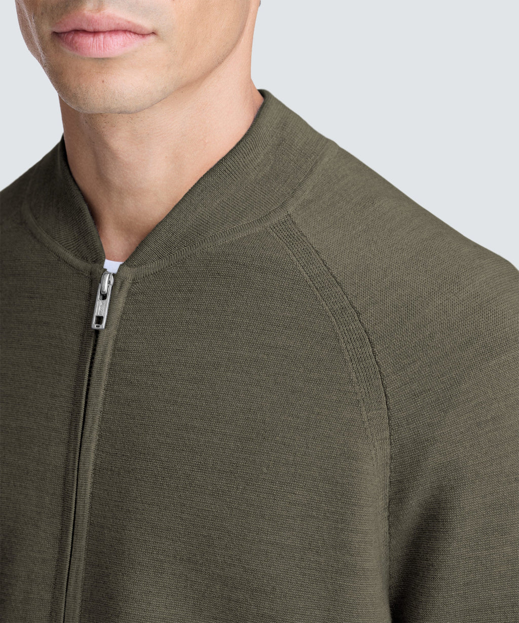 Men's Merino Knit Bomber