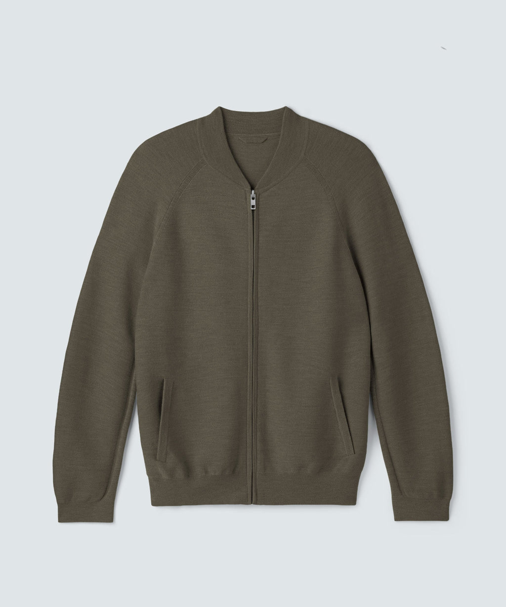 Men's Merino Knit Bomber