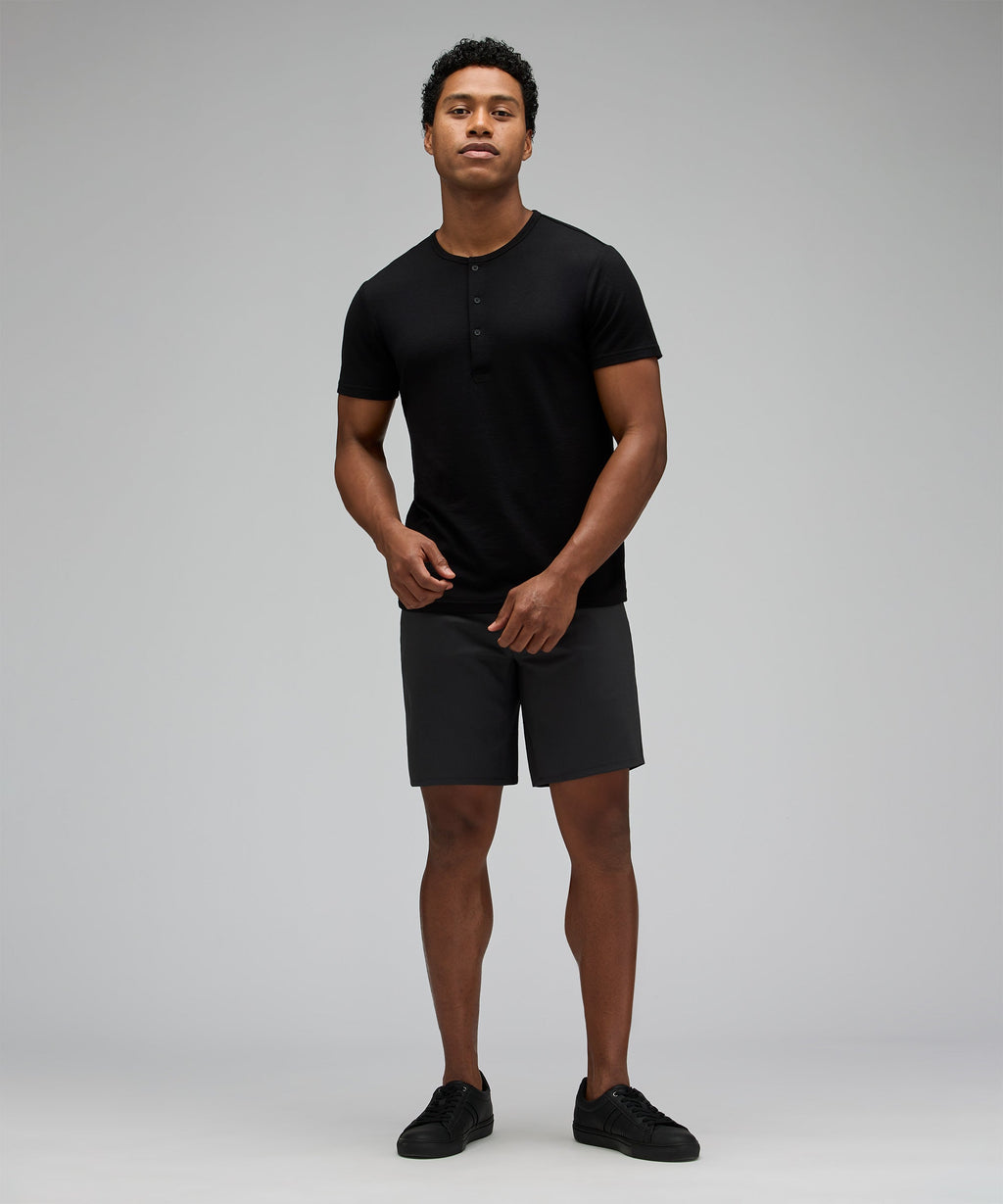 Men's Merino Short Sleeve Henley