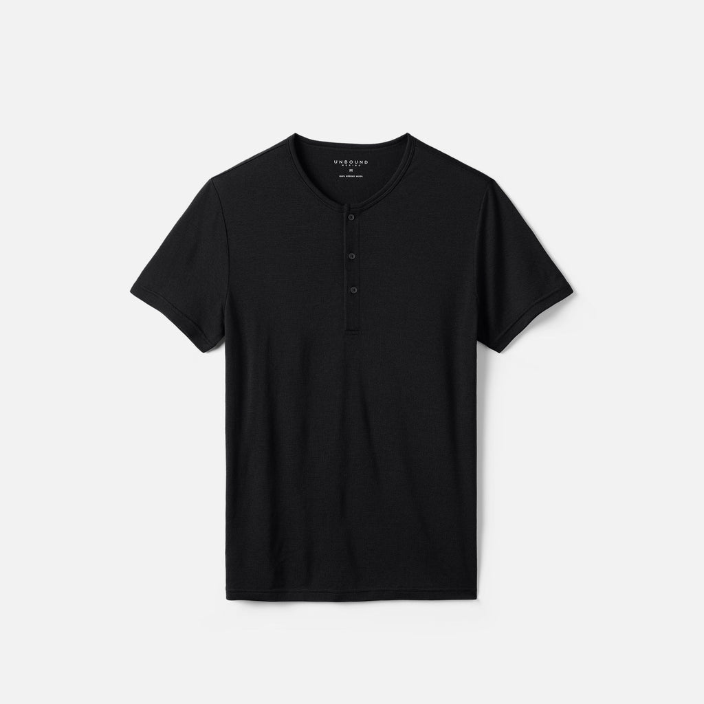 Men's Merino Short Sleeve Henley