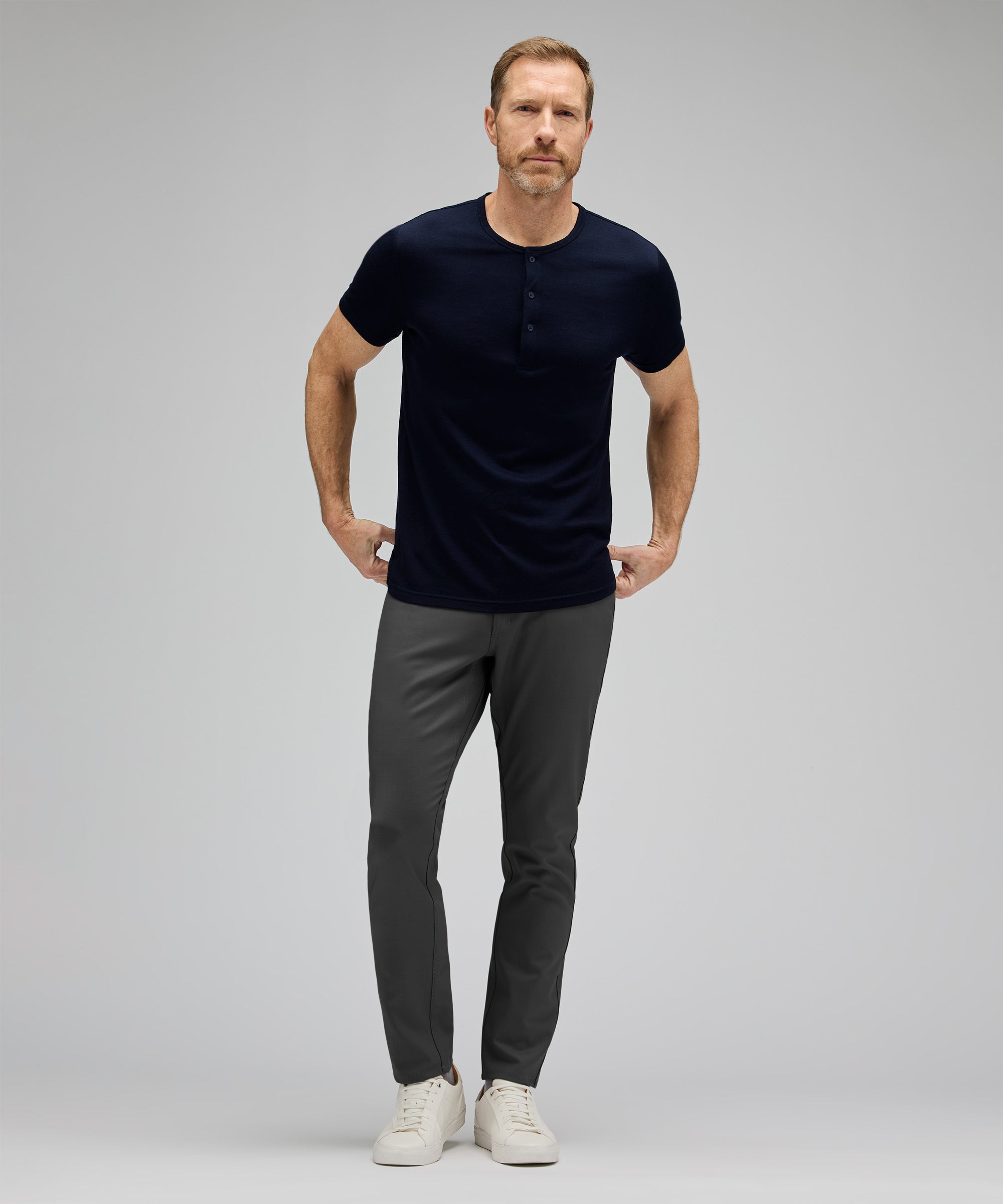 Men's Merino Short Sleeve Henley