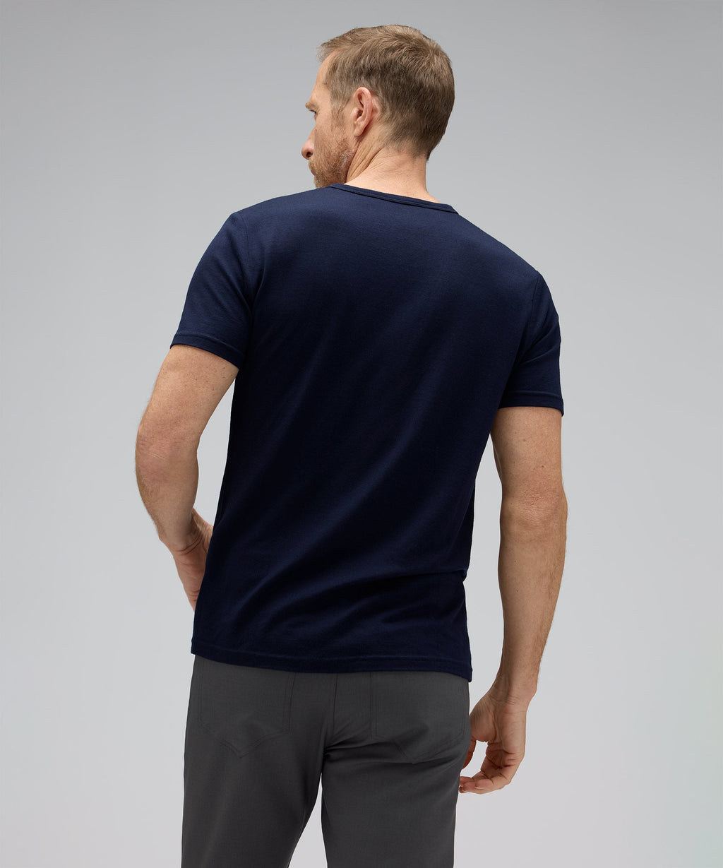 Men's Merino Short Sleeve Henley