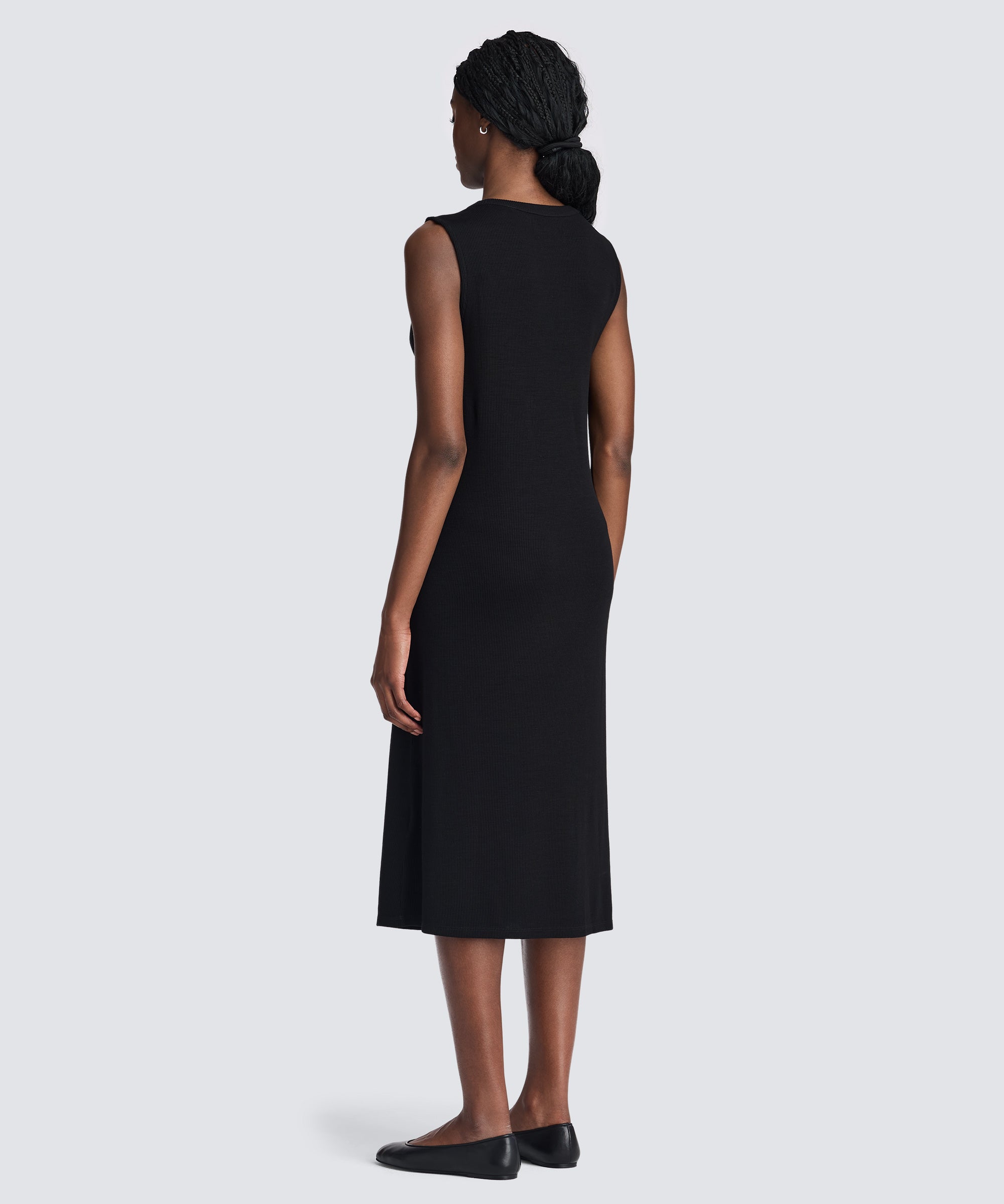 Women's Rib Merino Sleeveless Dress