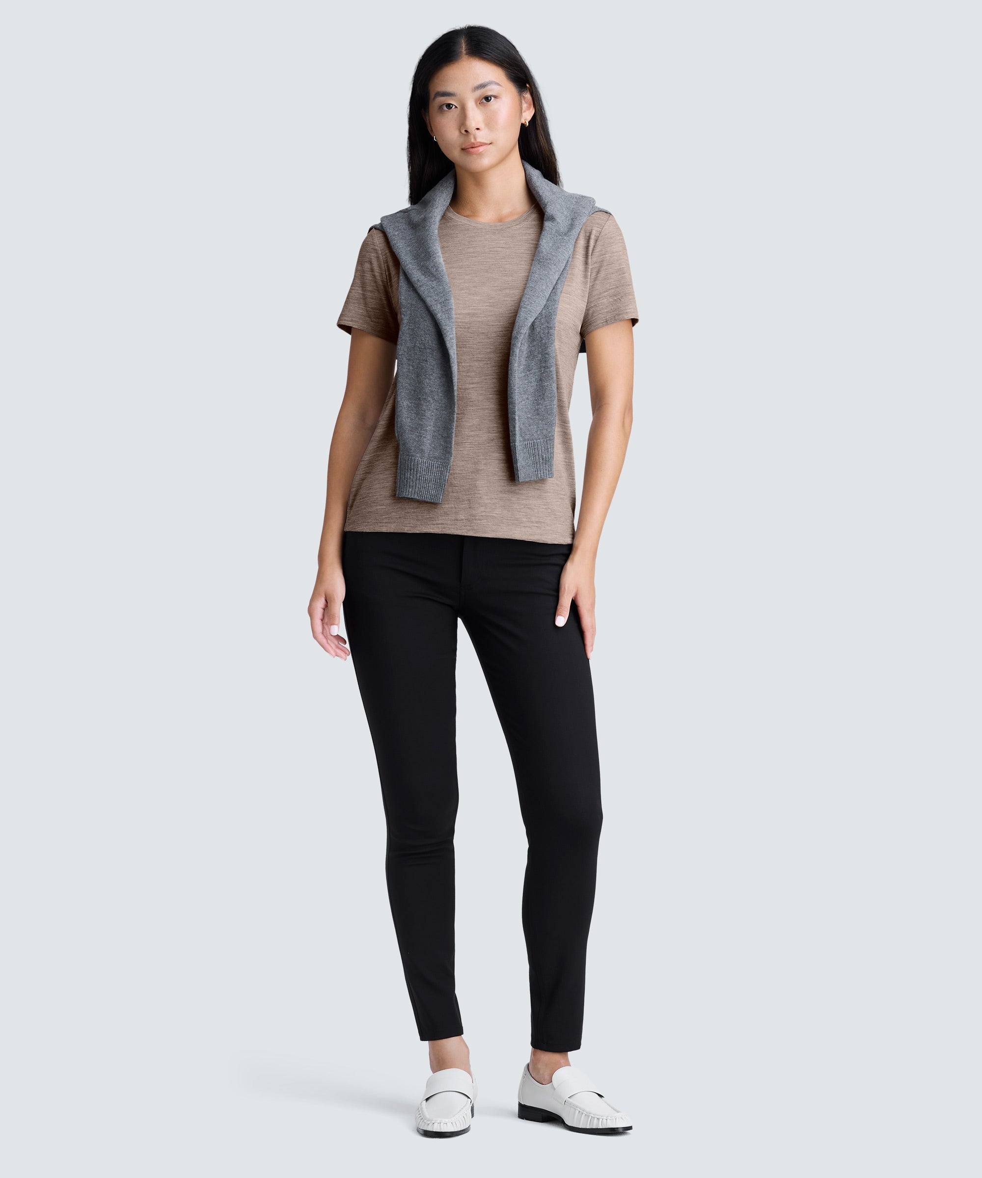 Women's Merino Crew Neck T-Shirt