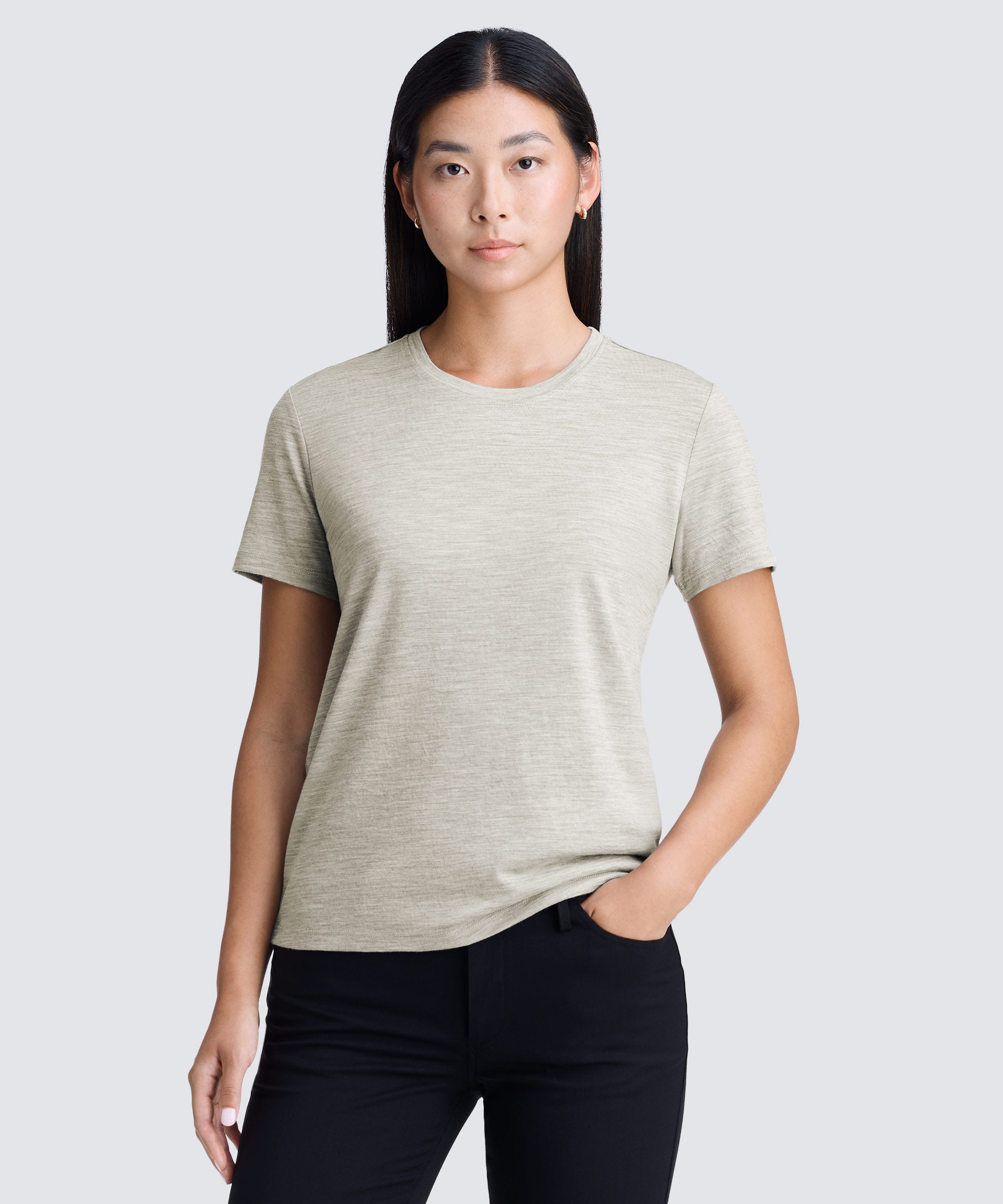 Women's Merino Crew Neck T-Shirt