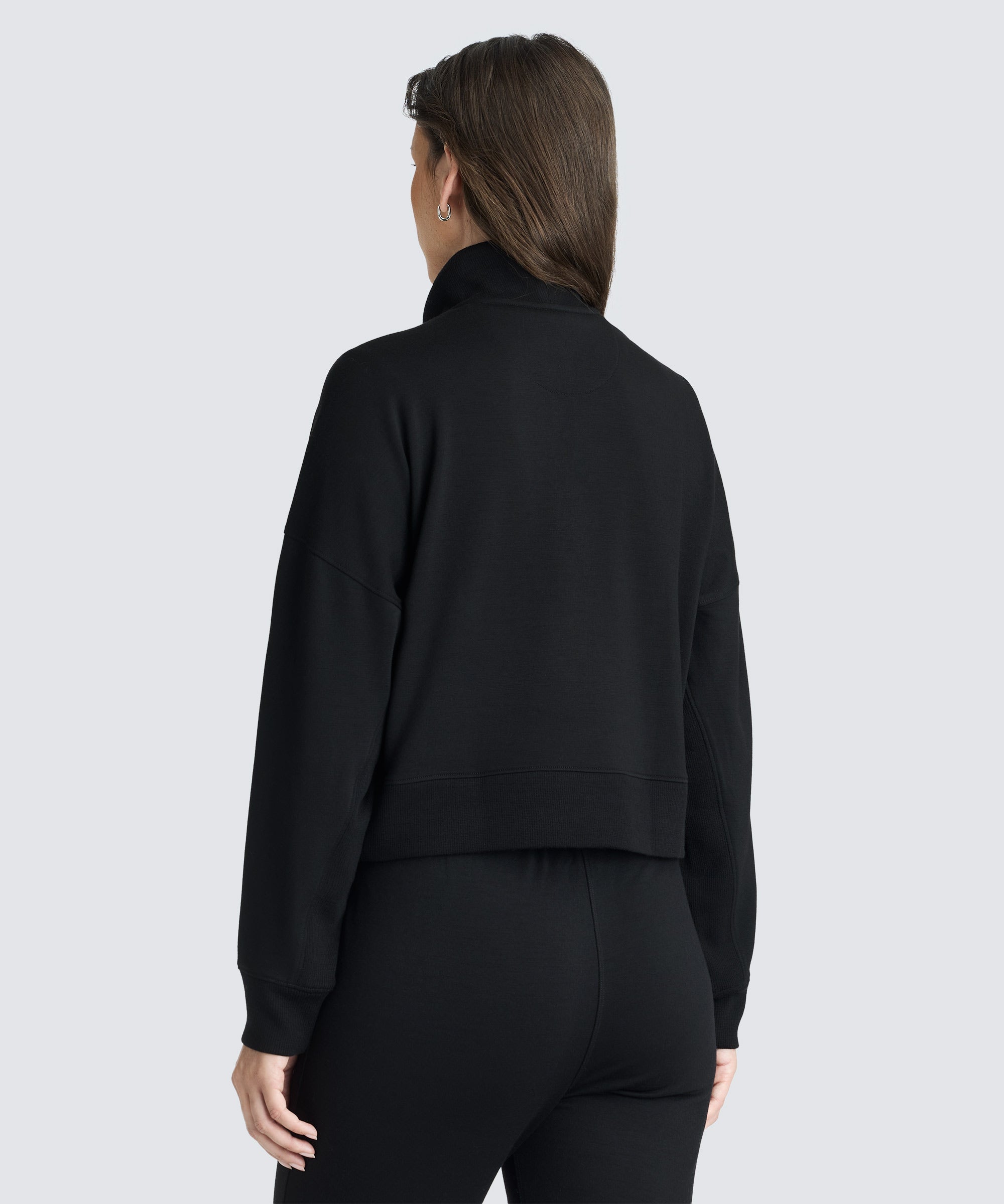 Women's Merino Cropped Quarter Zip