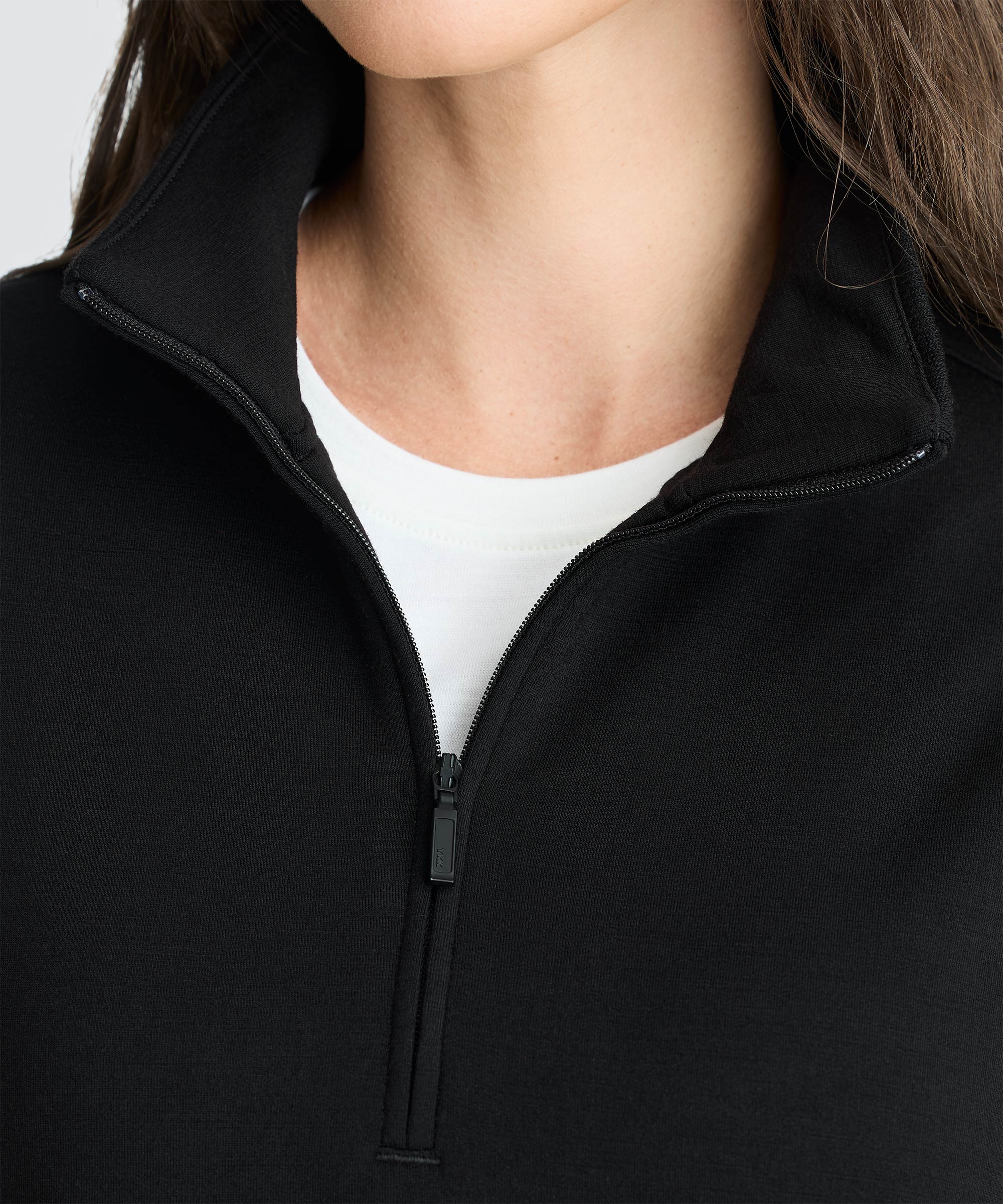 Women's Merino Cropped Quarter Zip
