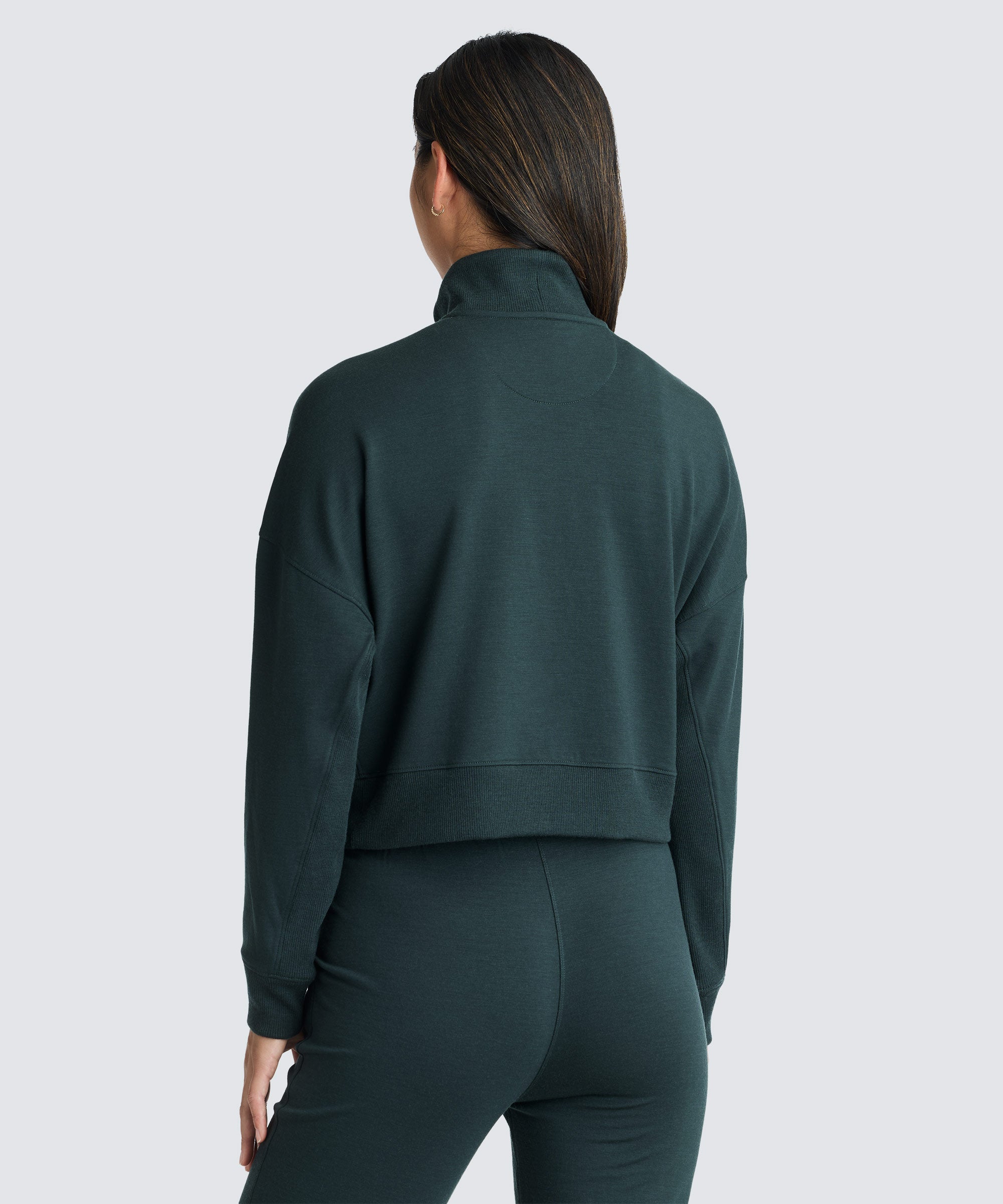 Women's Merino Cropped Quarter Zip