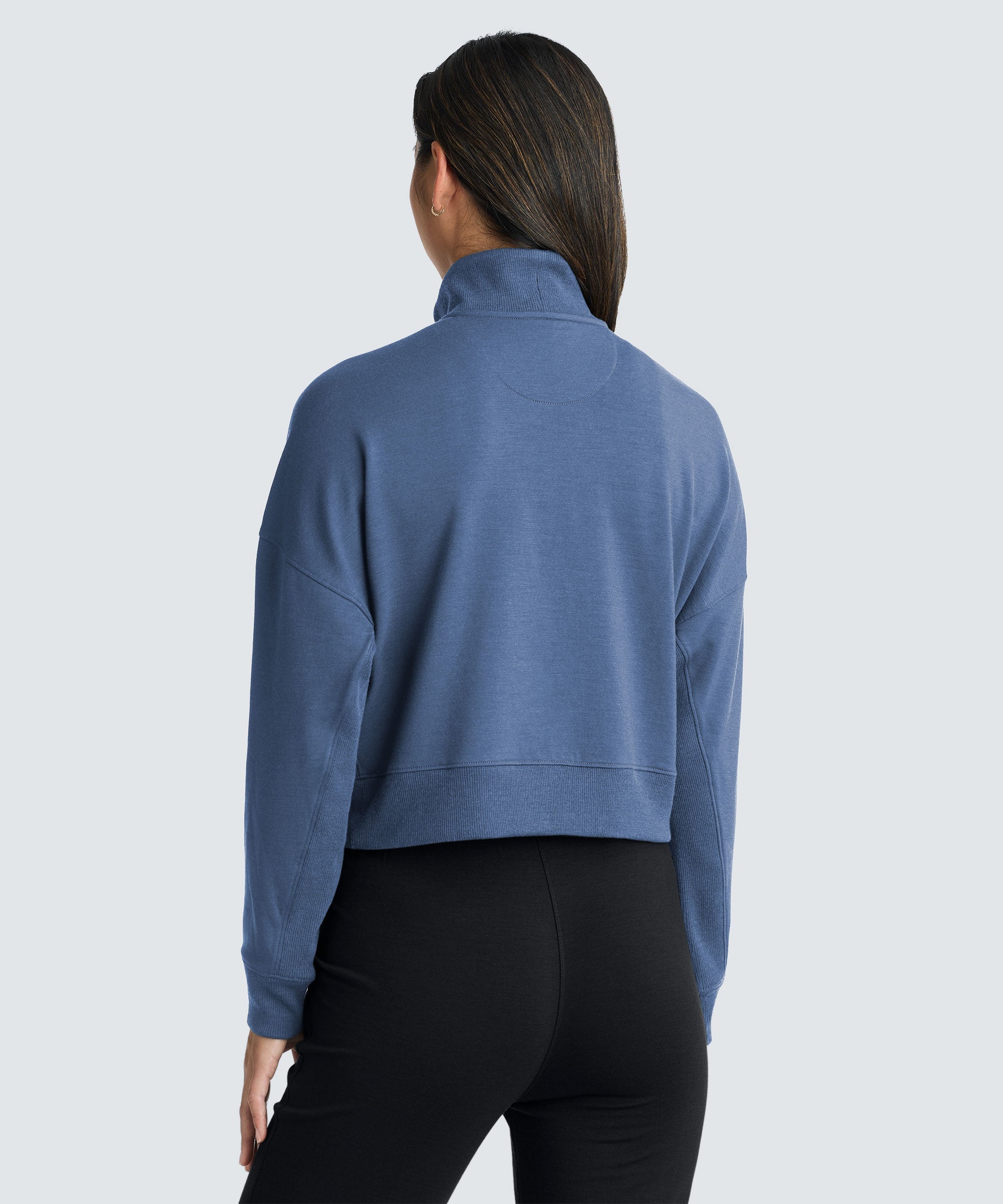 Women's Merino Cropped Quarter Zip
