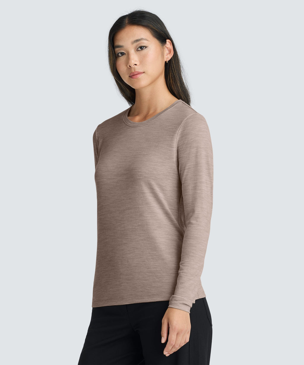 Women's Long Sleeve Merino Crew