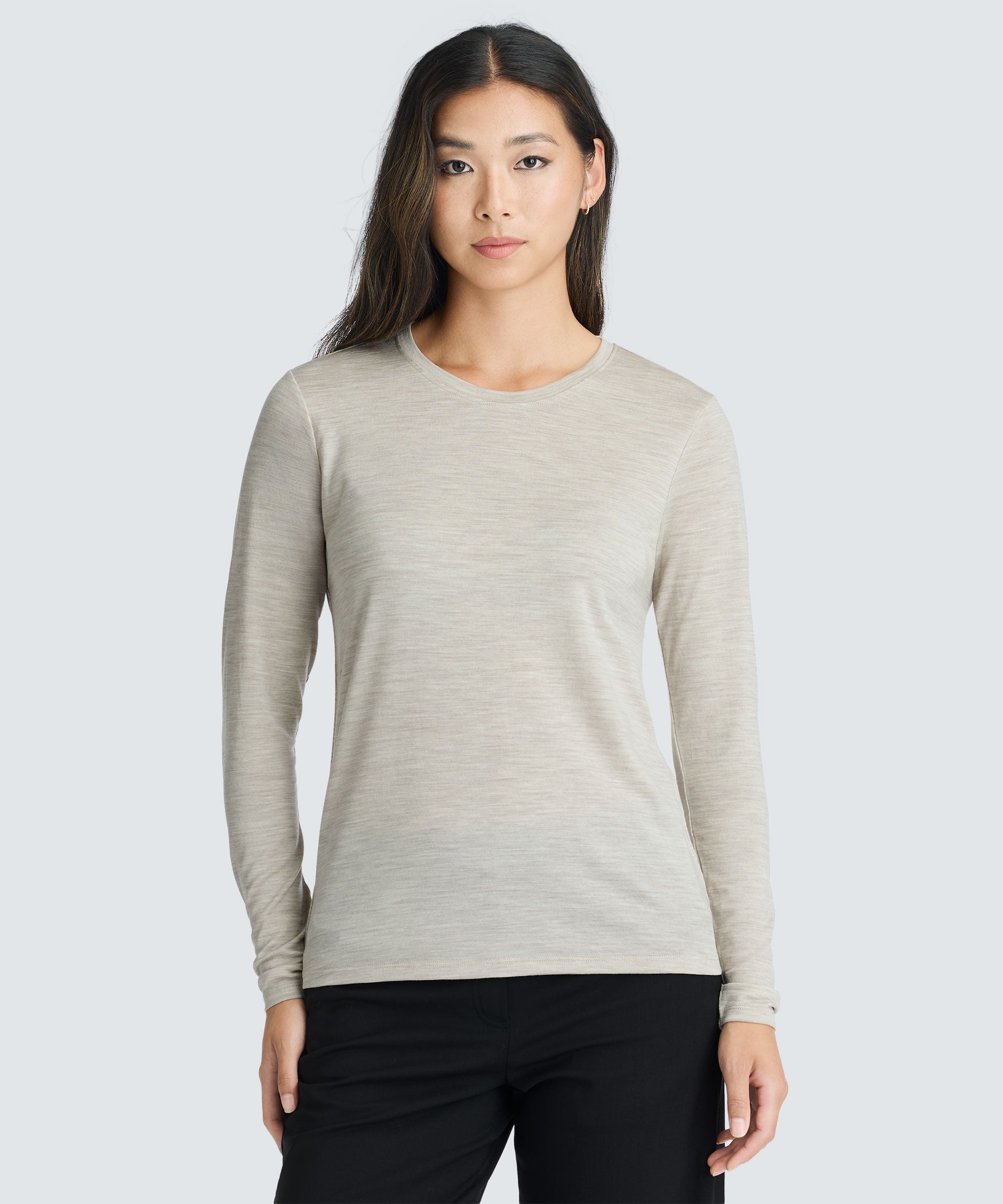 Women's Long Sleeve Merino Crew