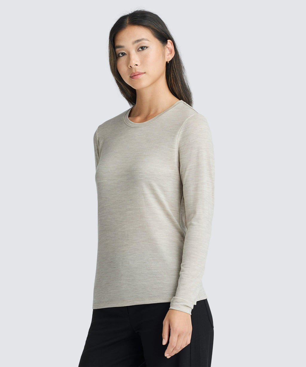 Women's Long Sleeve Merino Crew