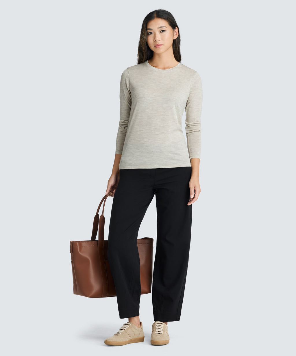 Women's Long Sleeve Merino Crew