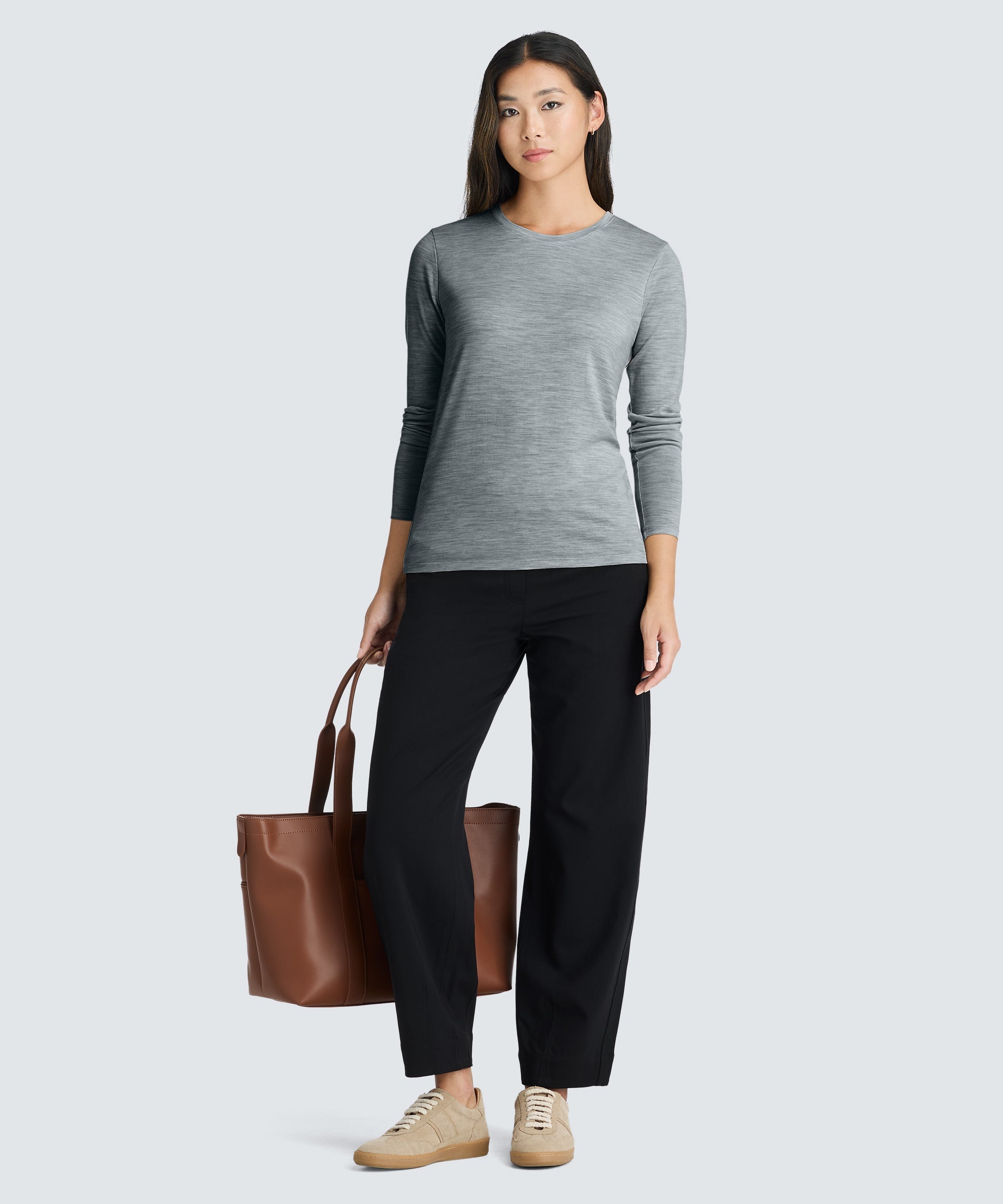 Women's Long Sleeve Merino Crew