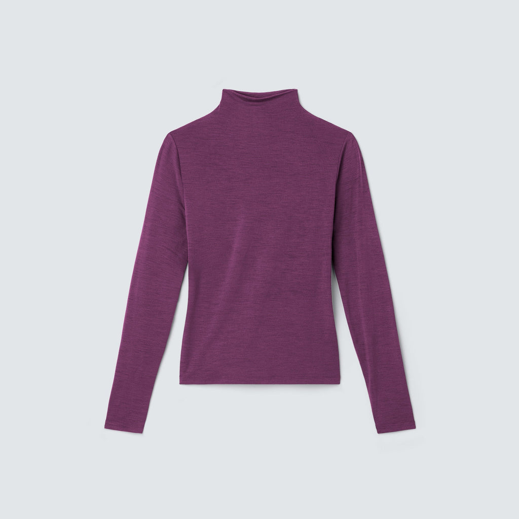 Women's Merino Mock Neck Top