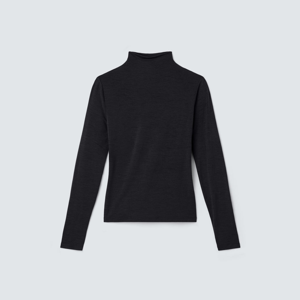 Women's Merino Mock Neck Top