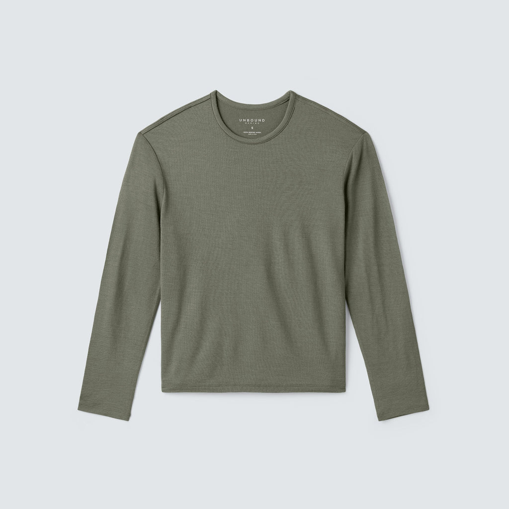 Women's Relaxed Long Sleeve Merino Crew