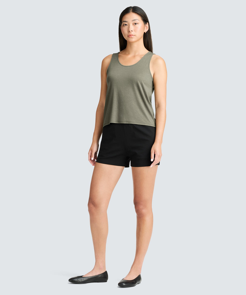 Women's Relaxed Merino Scoop Neck Tank