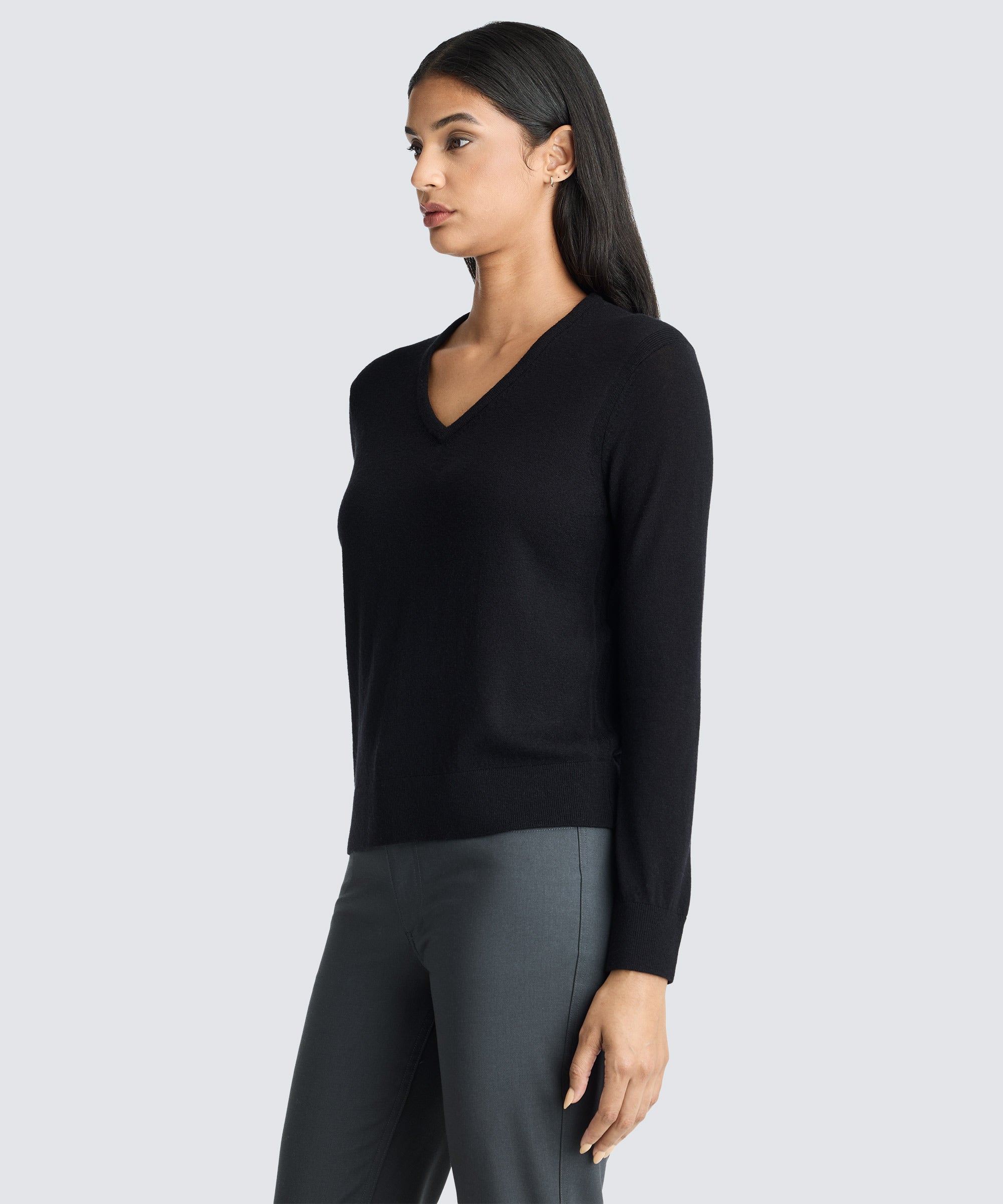 Women's Merino V-Neck Sweater