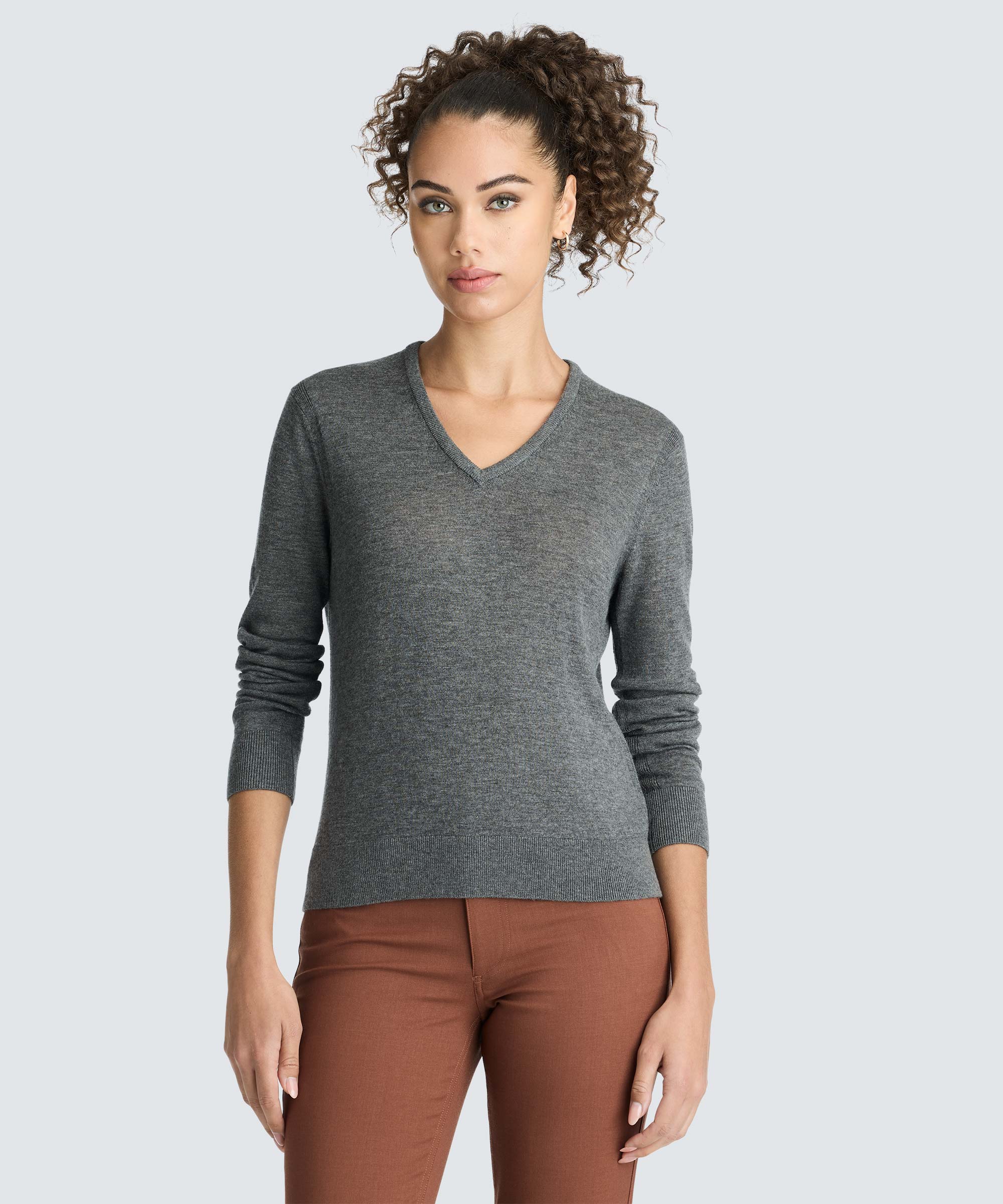 Women's Merino V-Neck Sweater