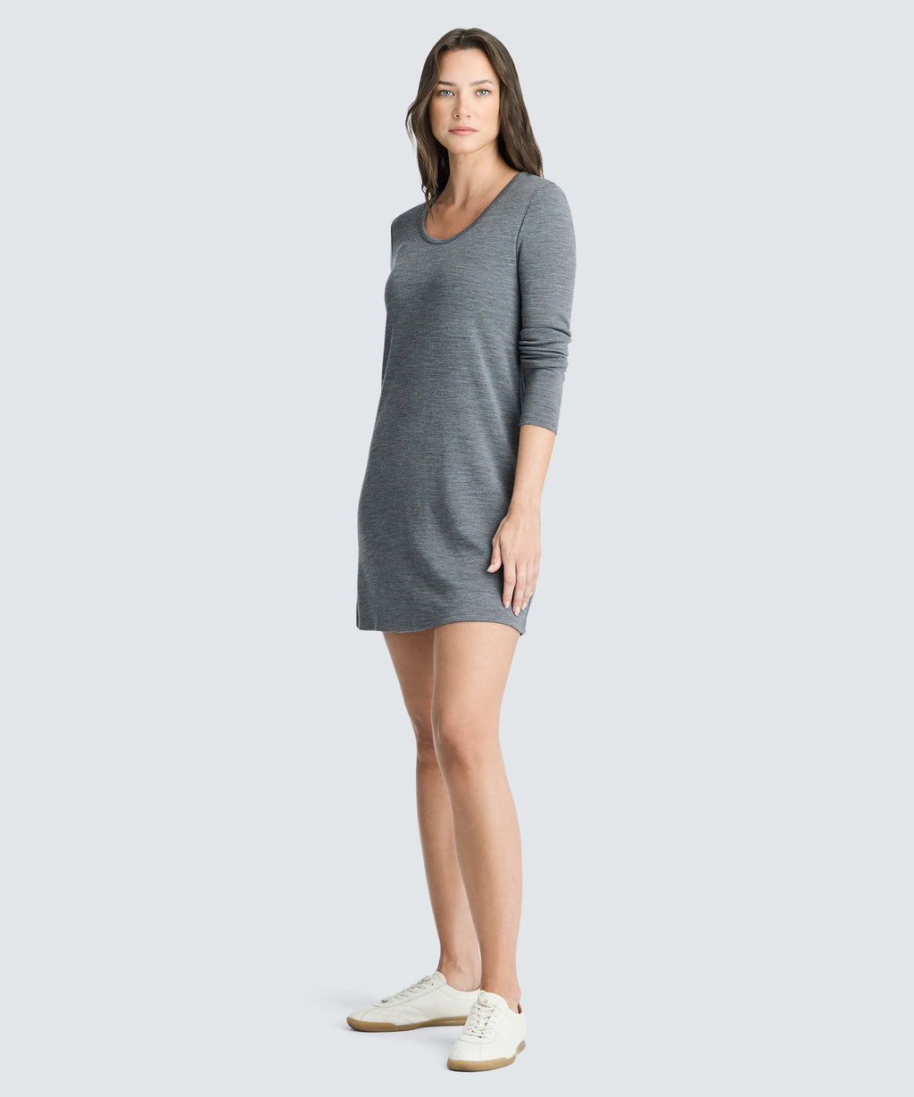 Women's Mini Merino Long Sleeve Dress