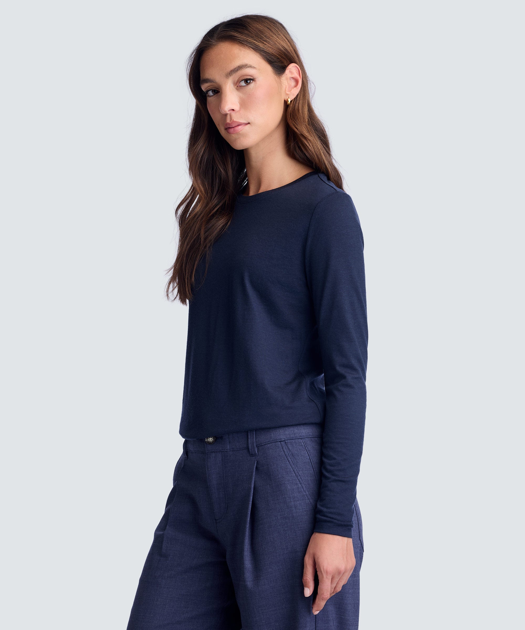Women's Long Sleeve Merino Crew