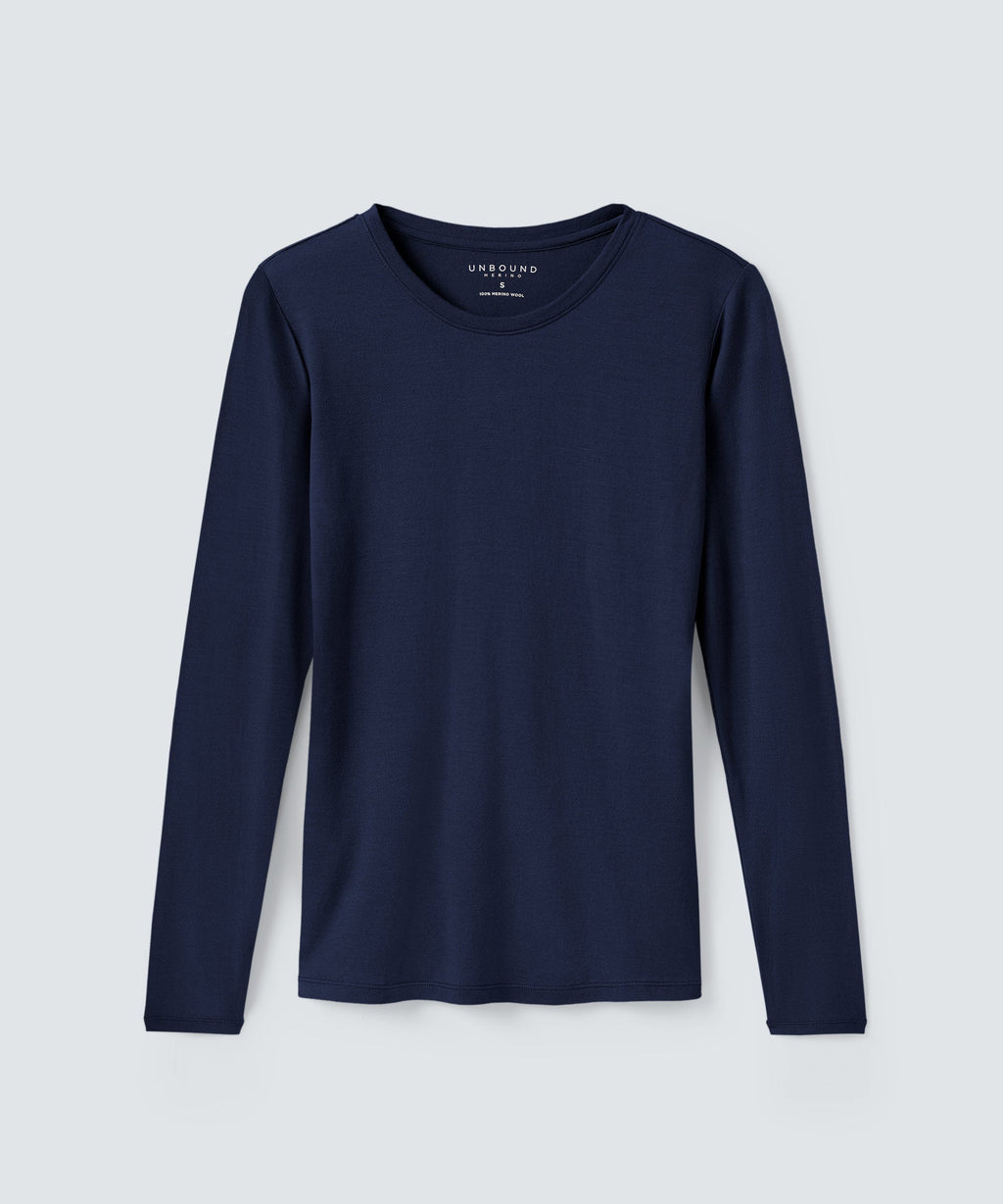 Women's Long Sleeve Merino Crew