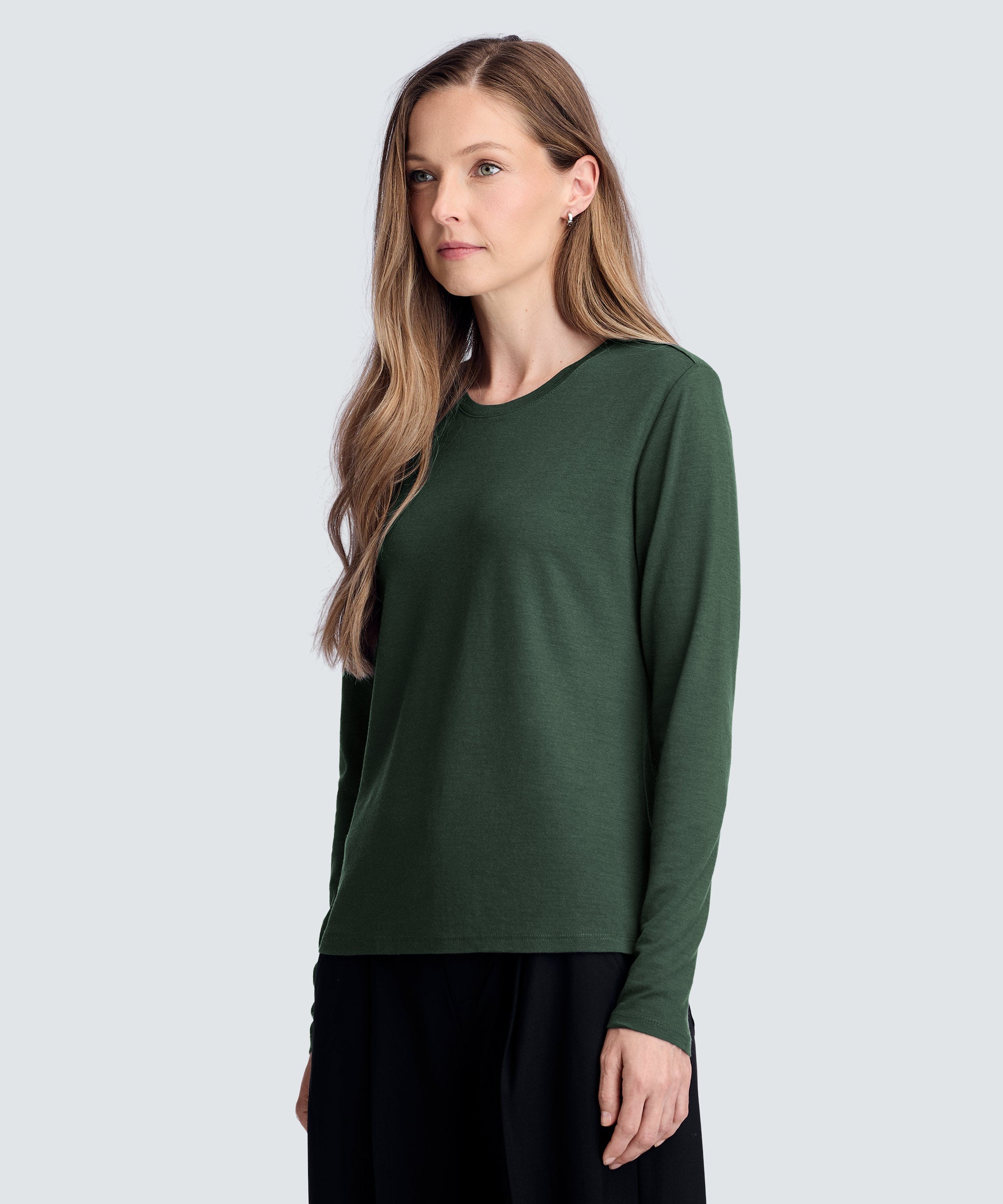 Women's Long Sleeve Merino Crew
