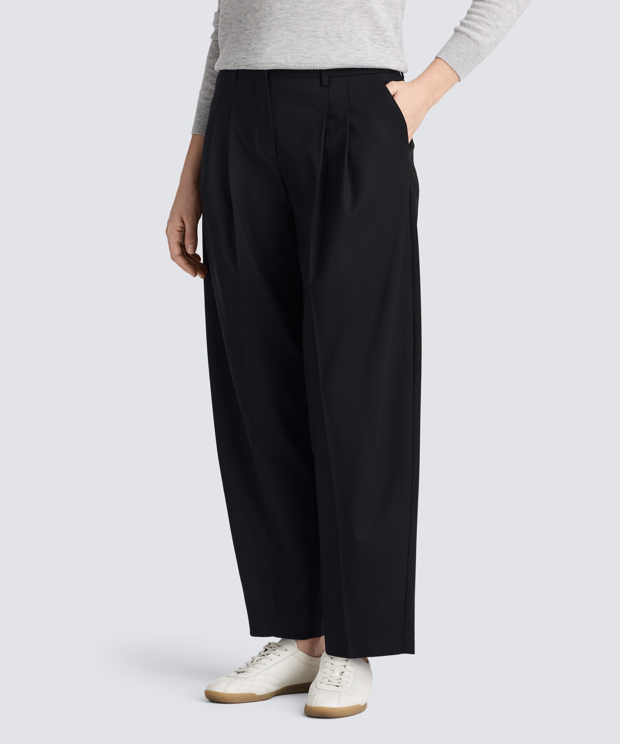 Women's Wide Leg Merino Travel Trouser