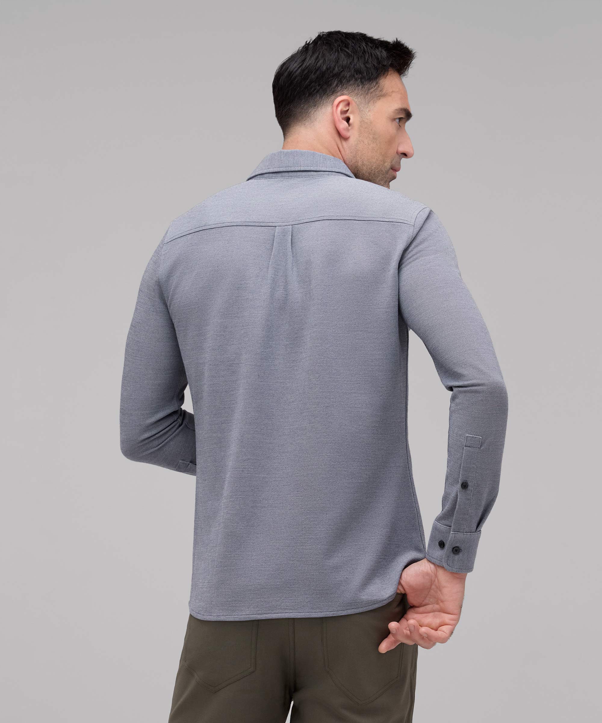 Men's Merino Button-Up