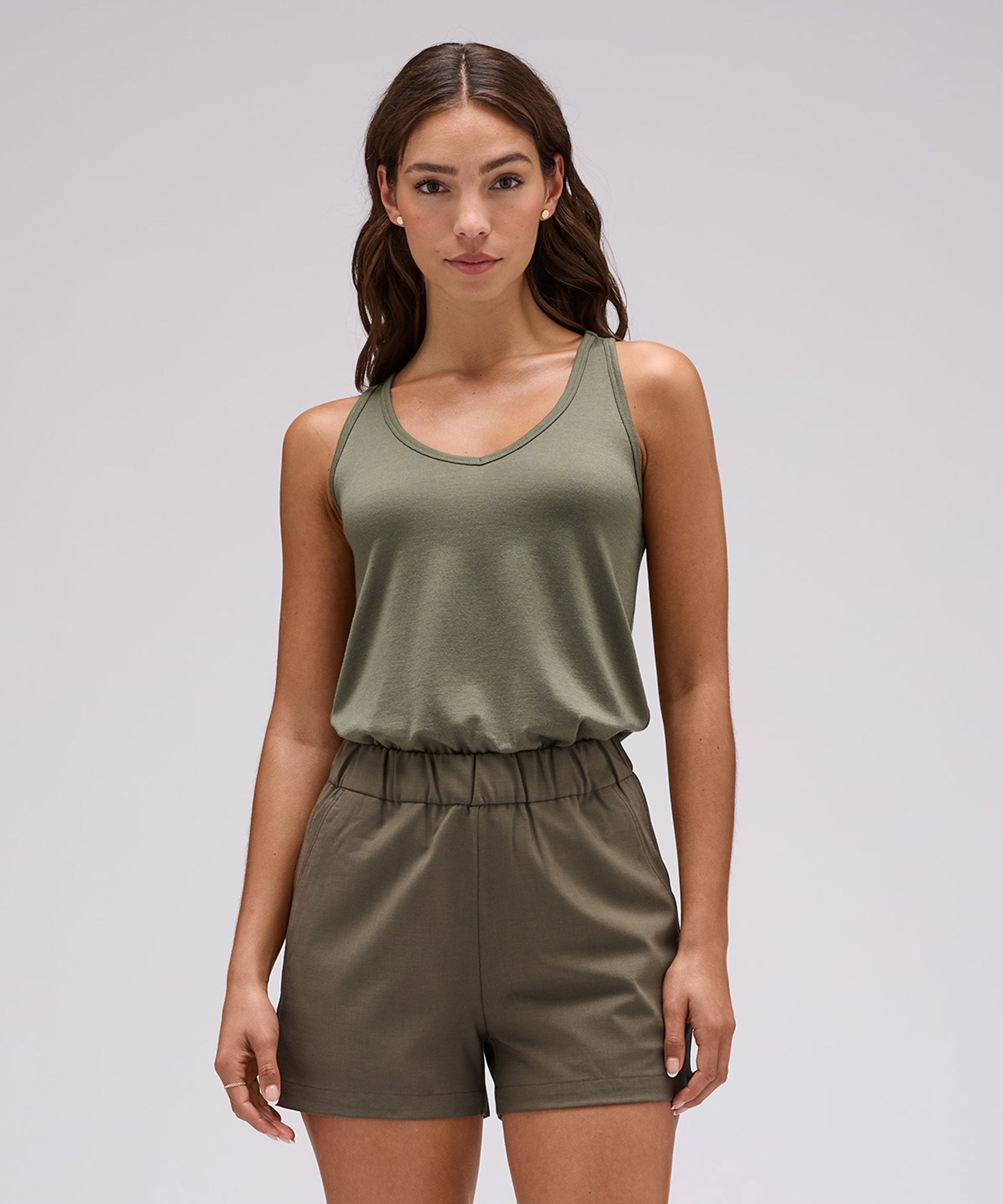 Women's Relaxed Merino V-Neck Tank