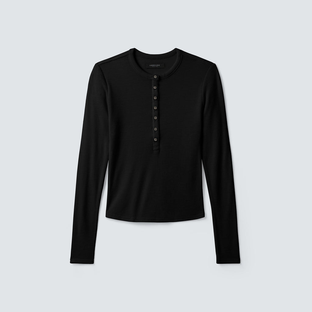 Women's Merino Rib Henley