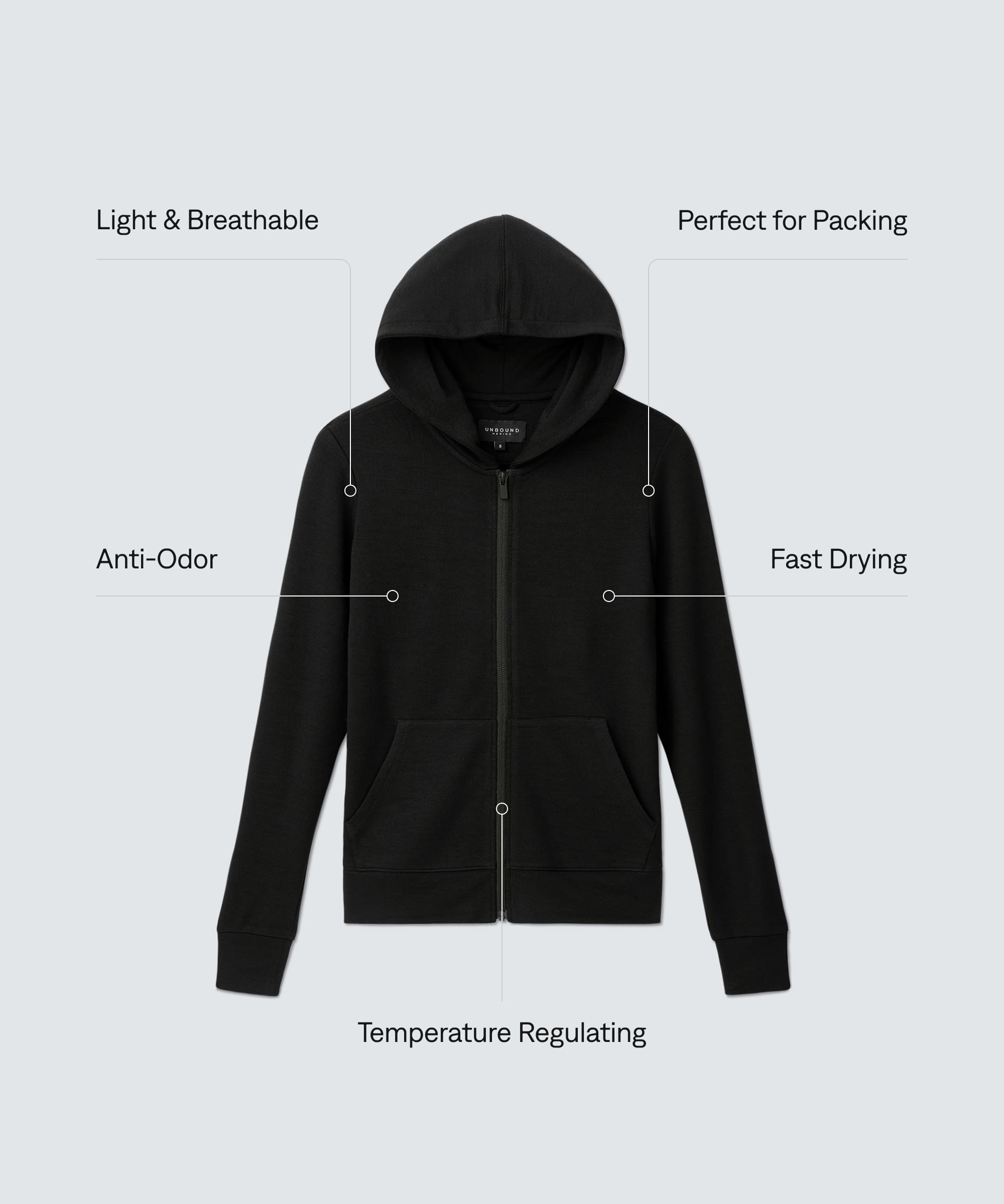 Women's Compact Travel Hoodie