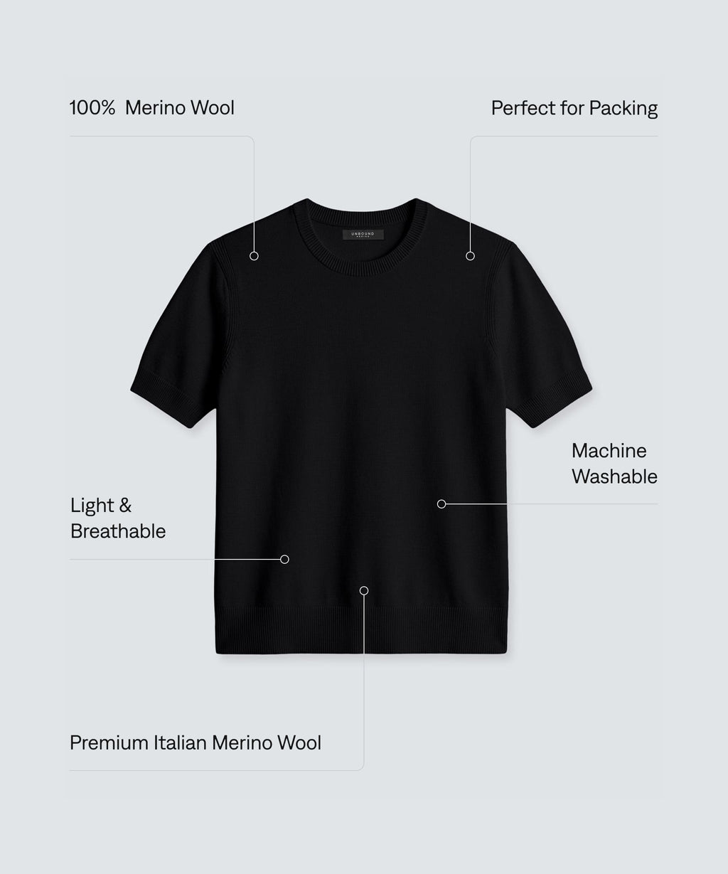 Women's Fine Knit Merino T-Shirt