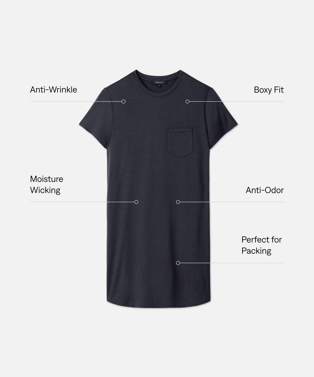 Women's Merino T-Shirt Dress