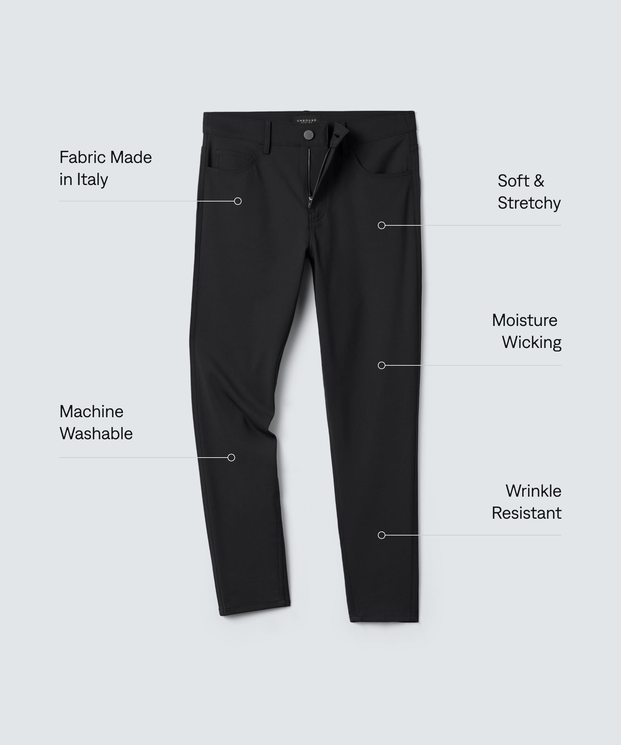 Women's Slim Merino Travel Pants
