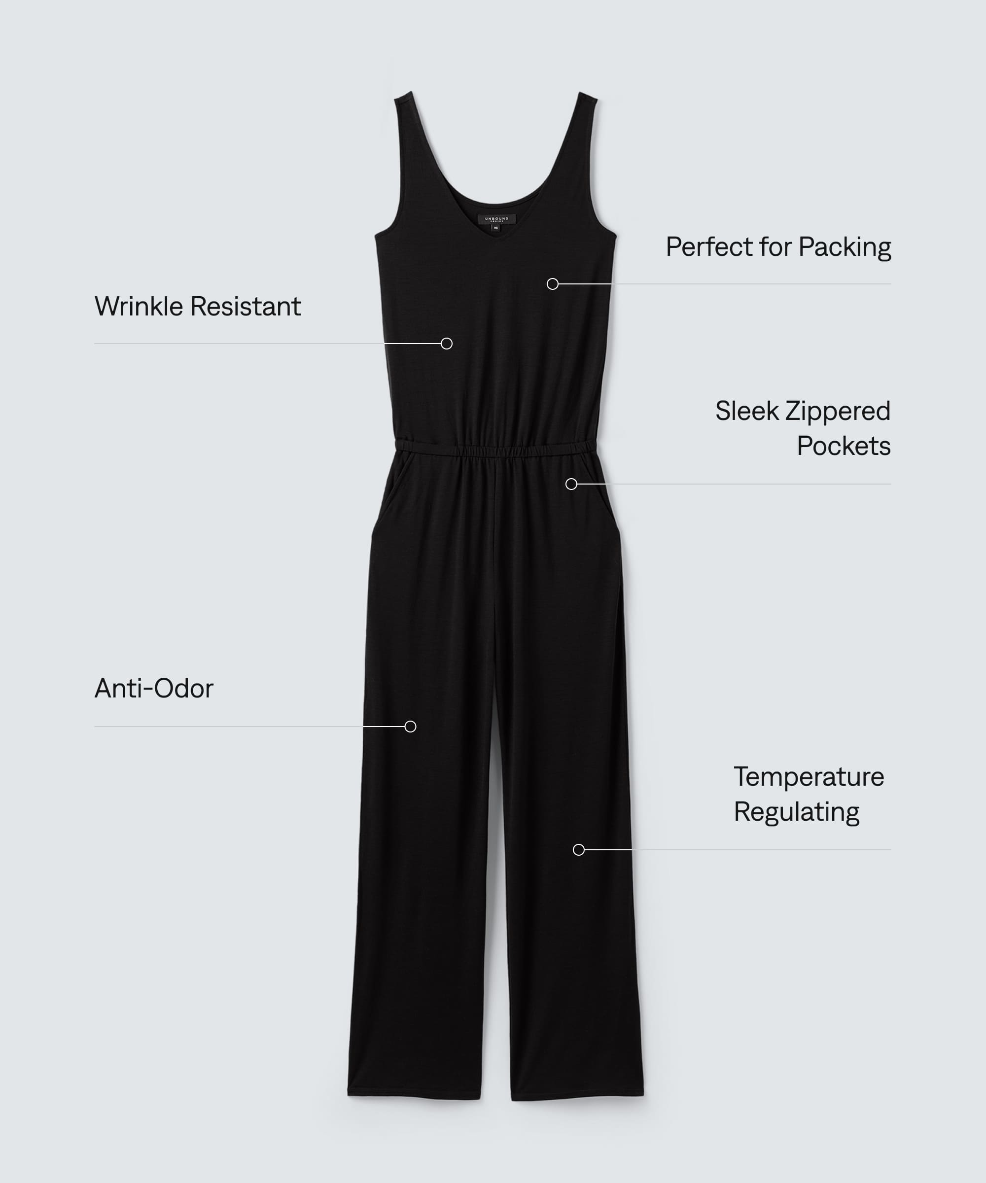 Women's Merino Travel Jumpsuit