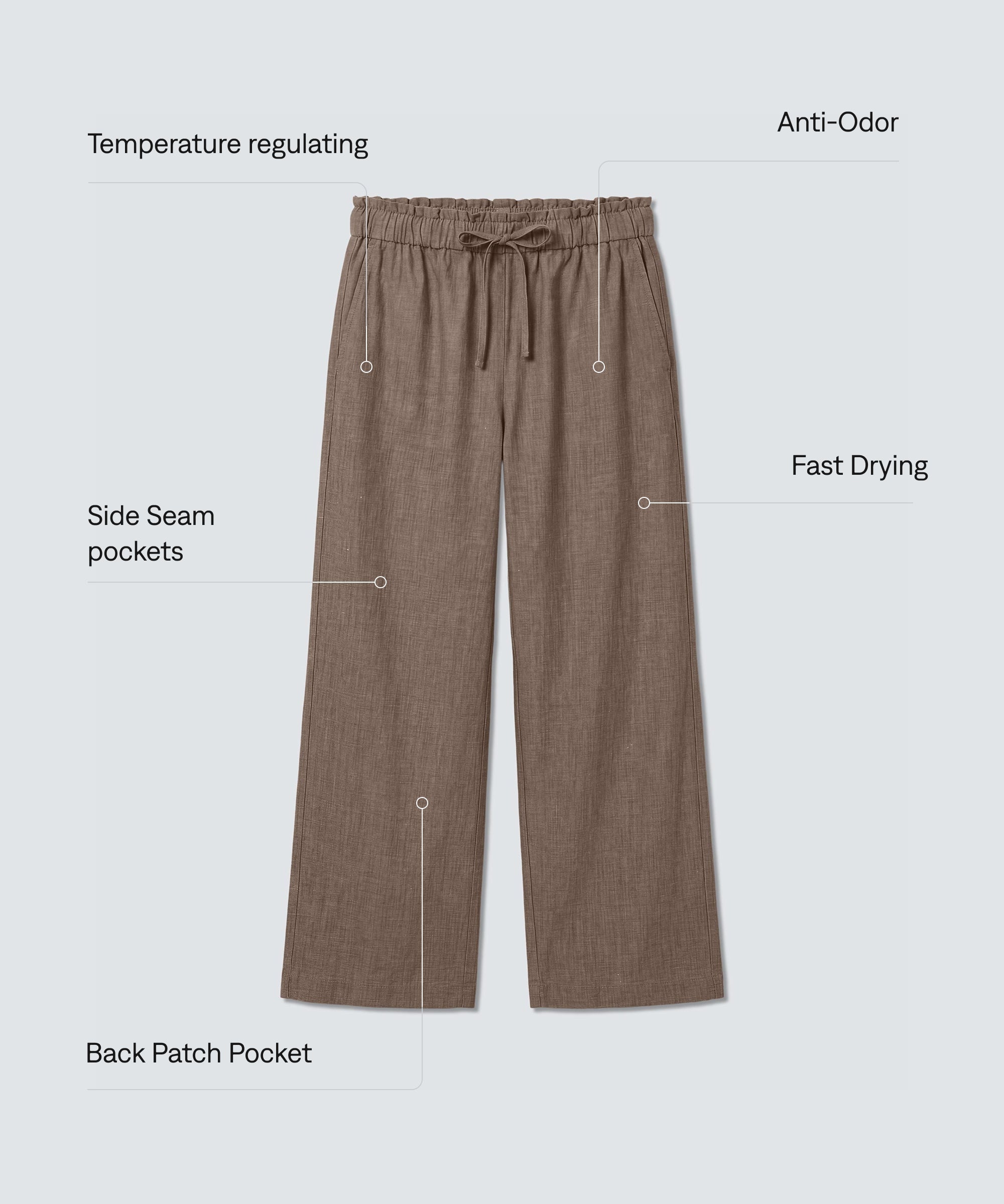 Women's Merino Linen Pants