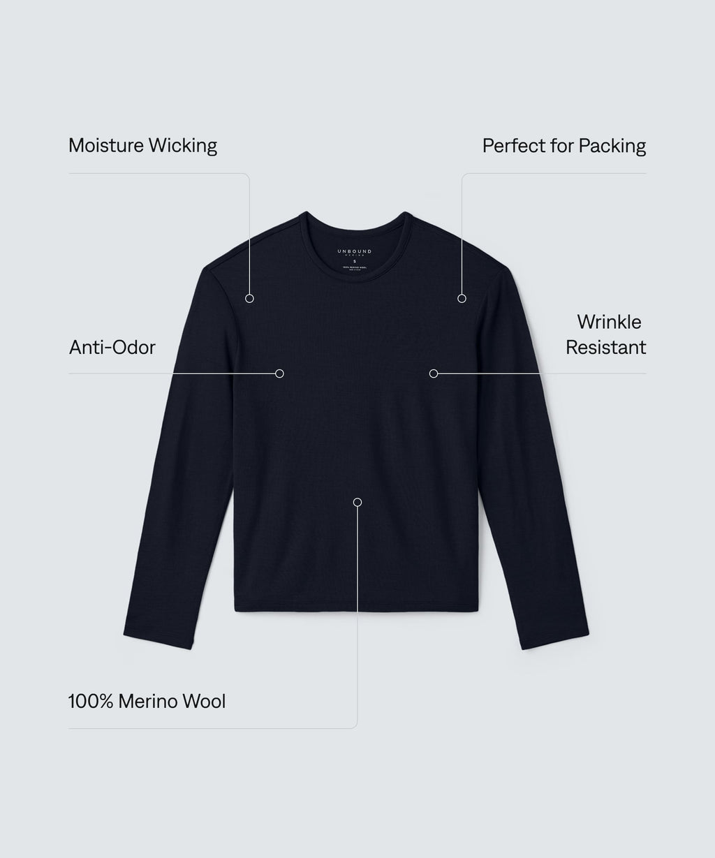Women's Relaxed Long Sleeve Merino Crew