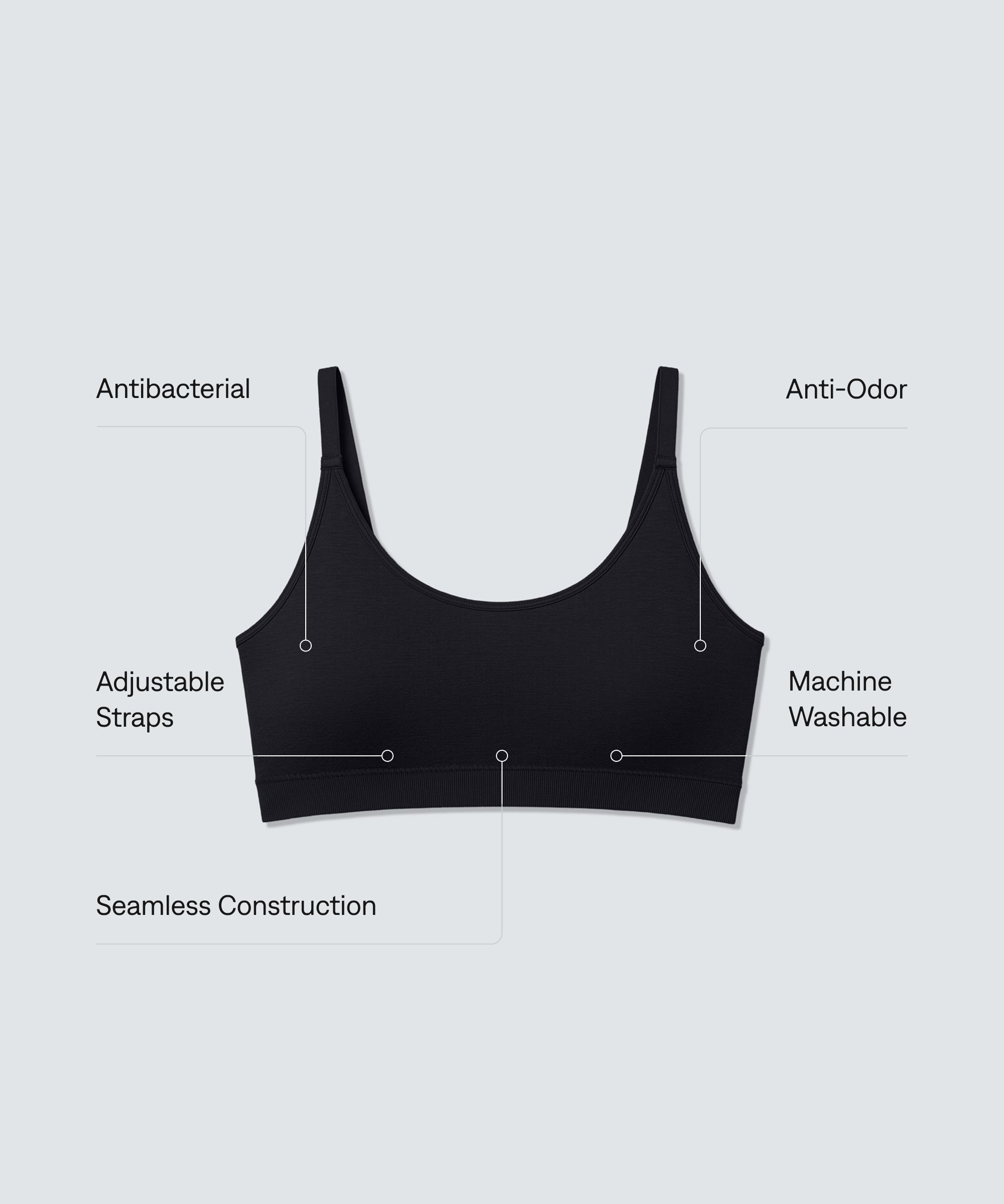 Women’s Merino Scoop Bralette