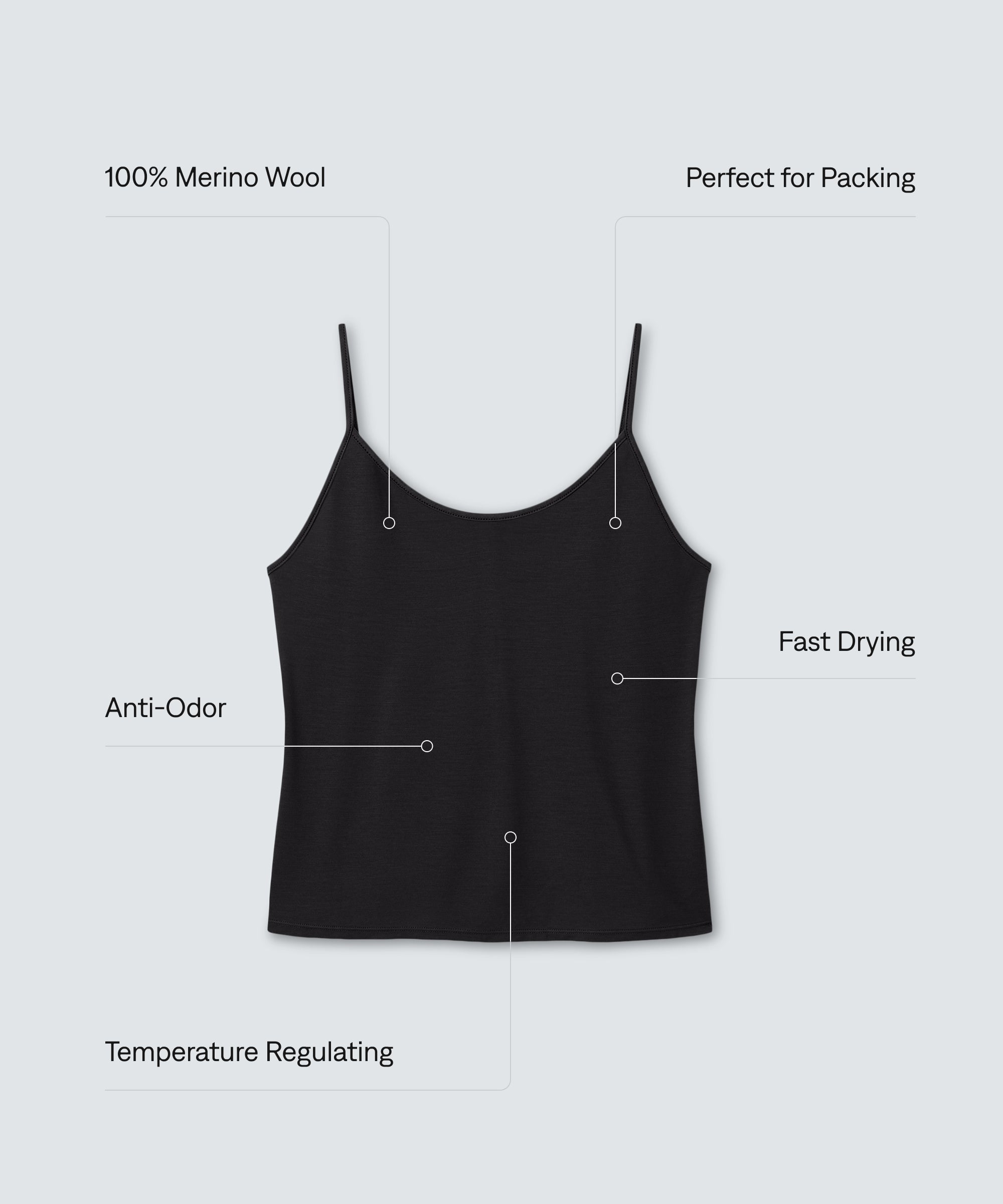 Women's Ultrafine Merino Sleep Tank