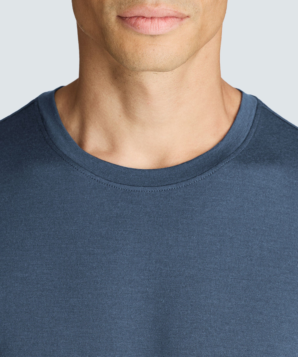 Men's Relaxed Merino Crew Neck T-Shirt