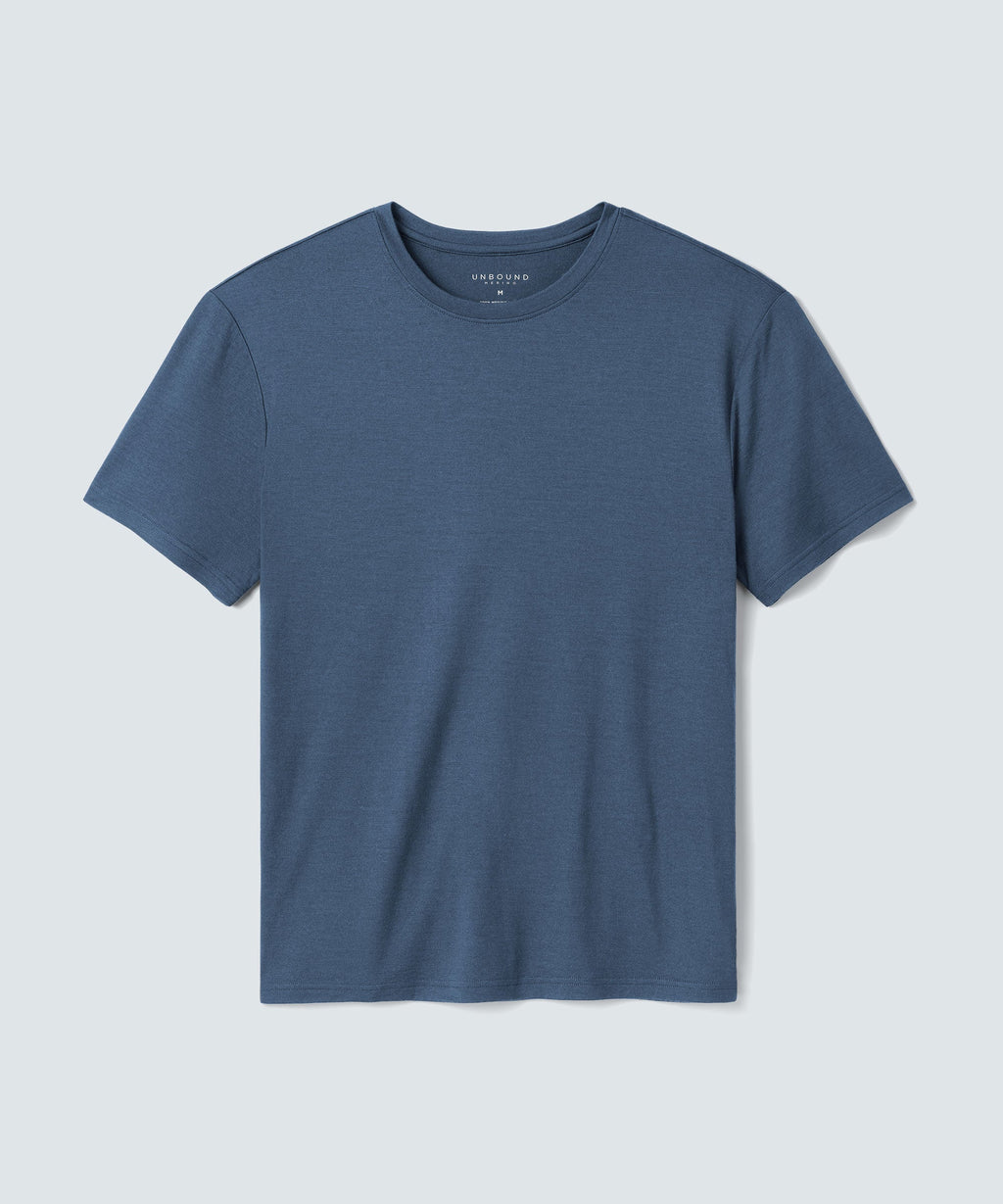 Men's Relaxed Merino Crew Neck T-Shirt