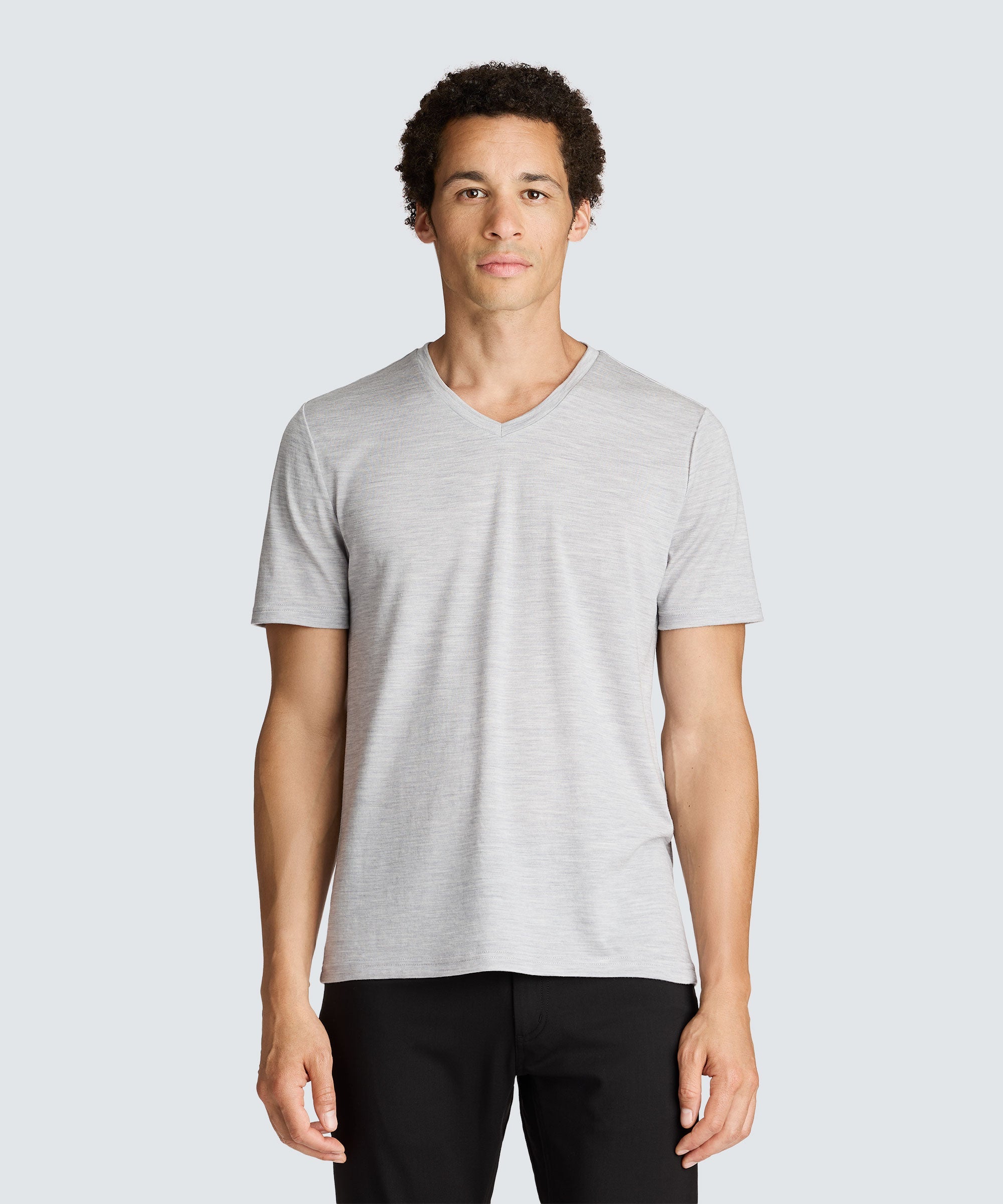 Men's Tall Merino V-Neck T-Shirt