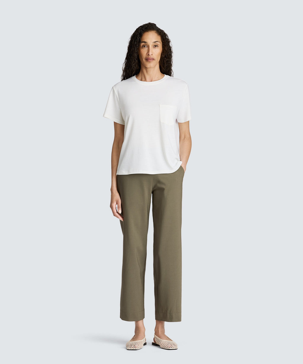 Women's Merino Boxy Pocket Tee
