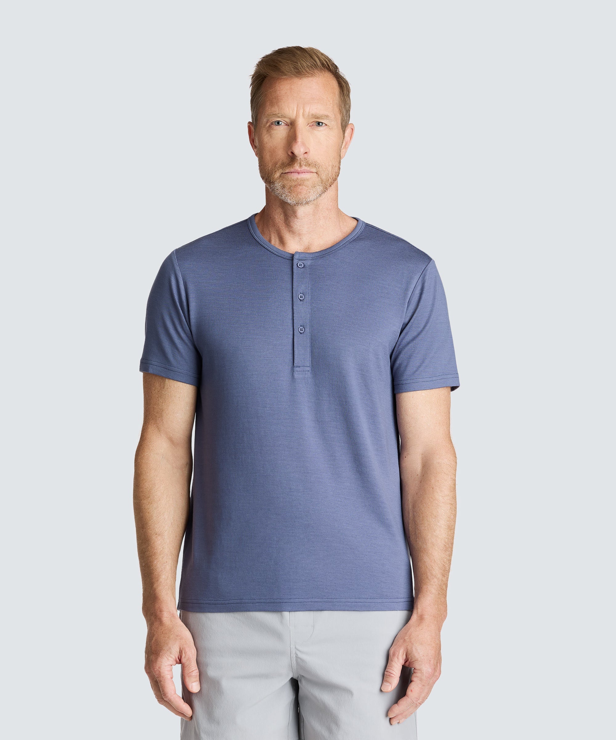 Men's Merino Short Sleeve Henley