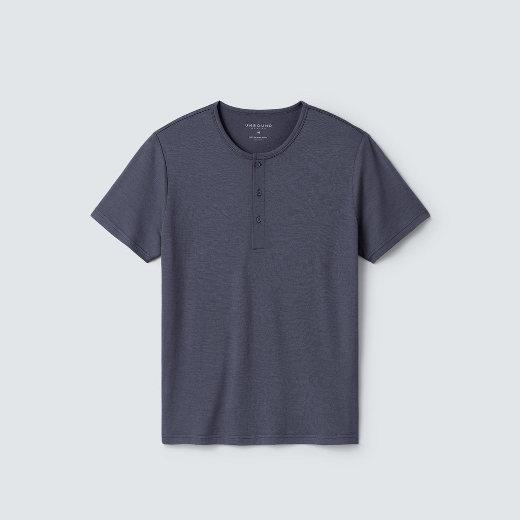 Men's Merino Short Sleeve Henley