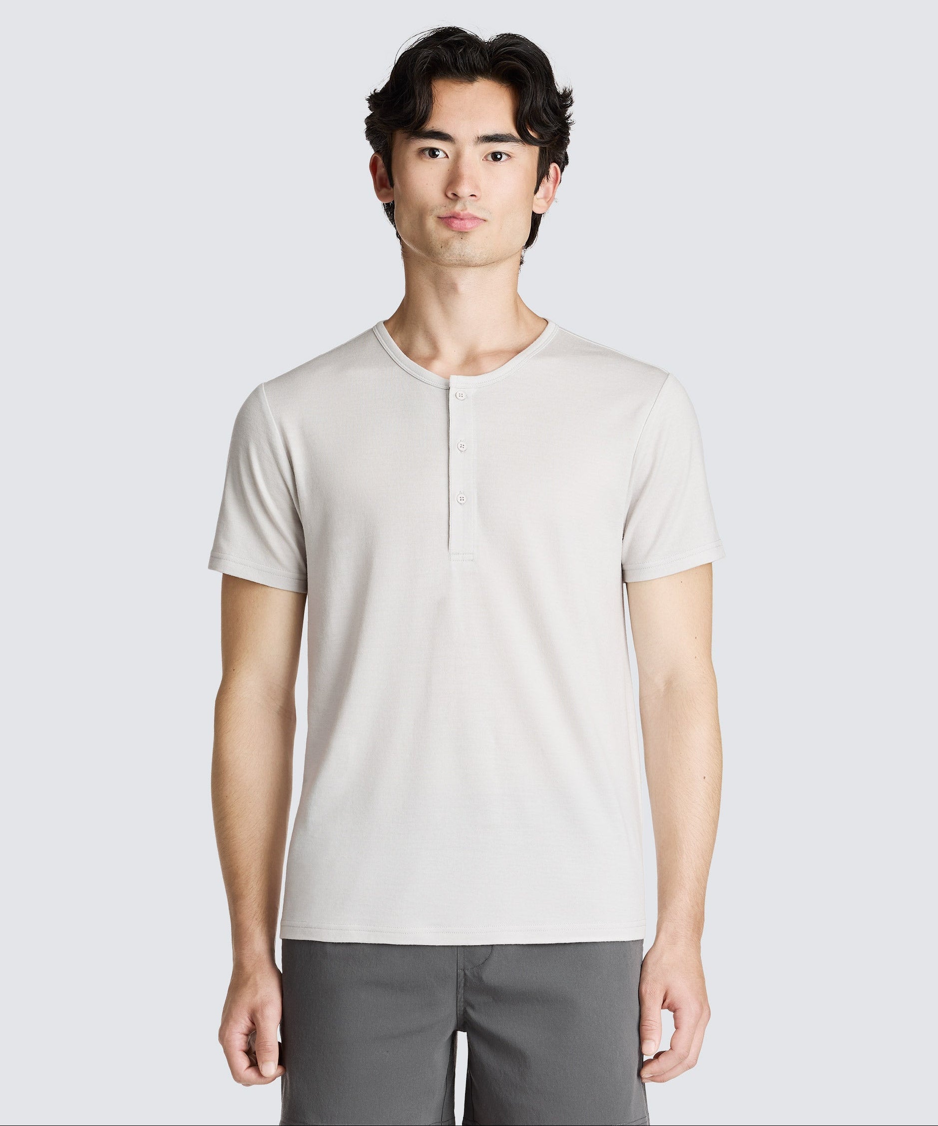 Men's Merino Short Sleeve Henley
