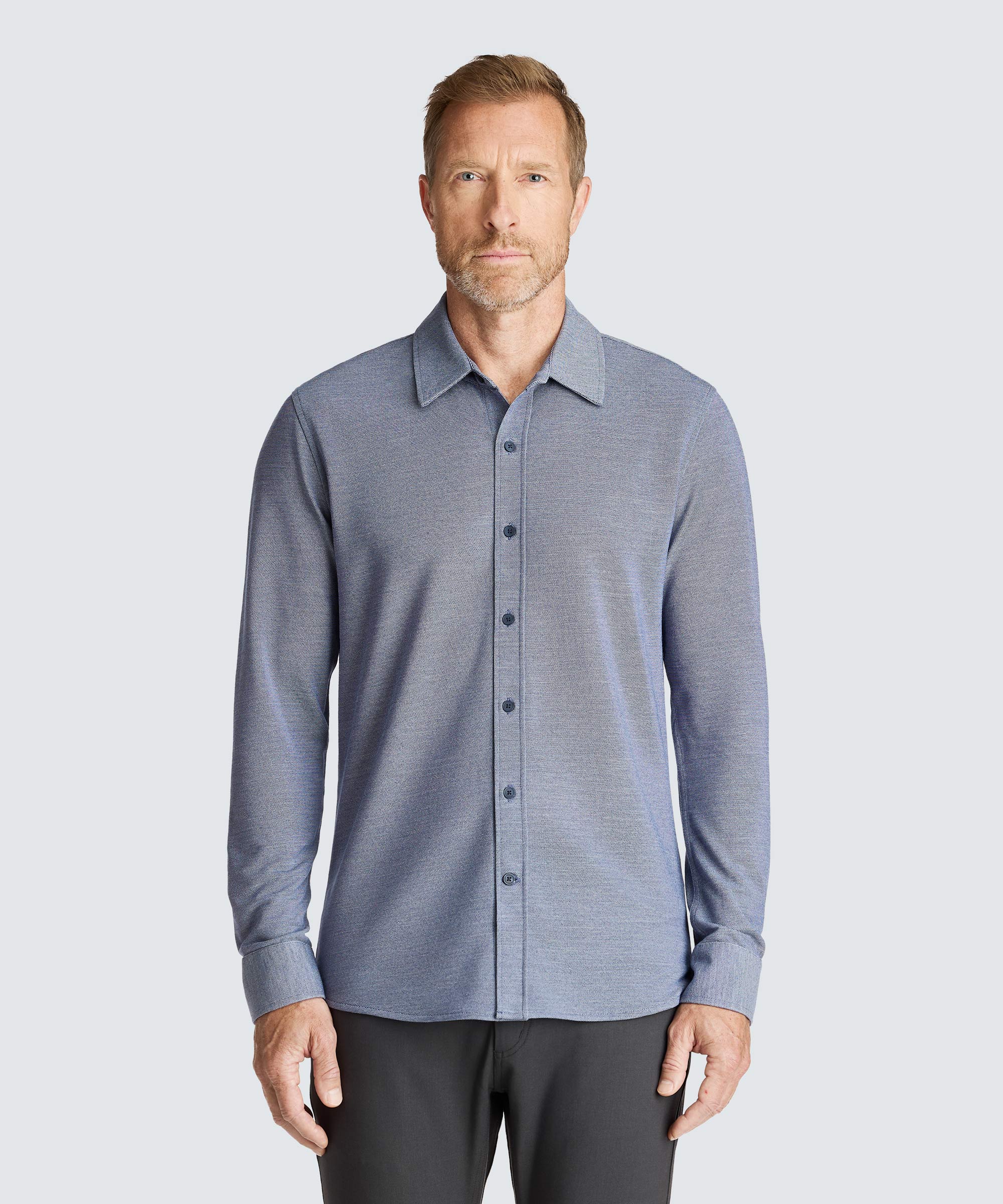 Men's Merino Button-Up