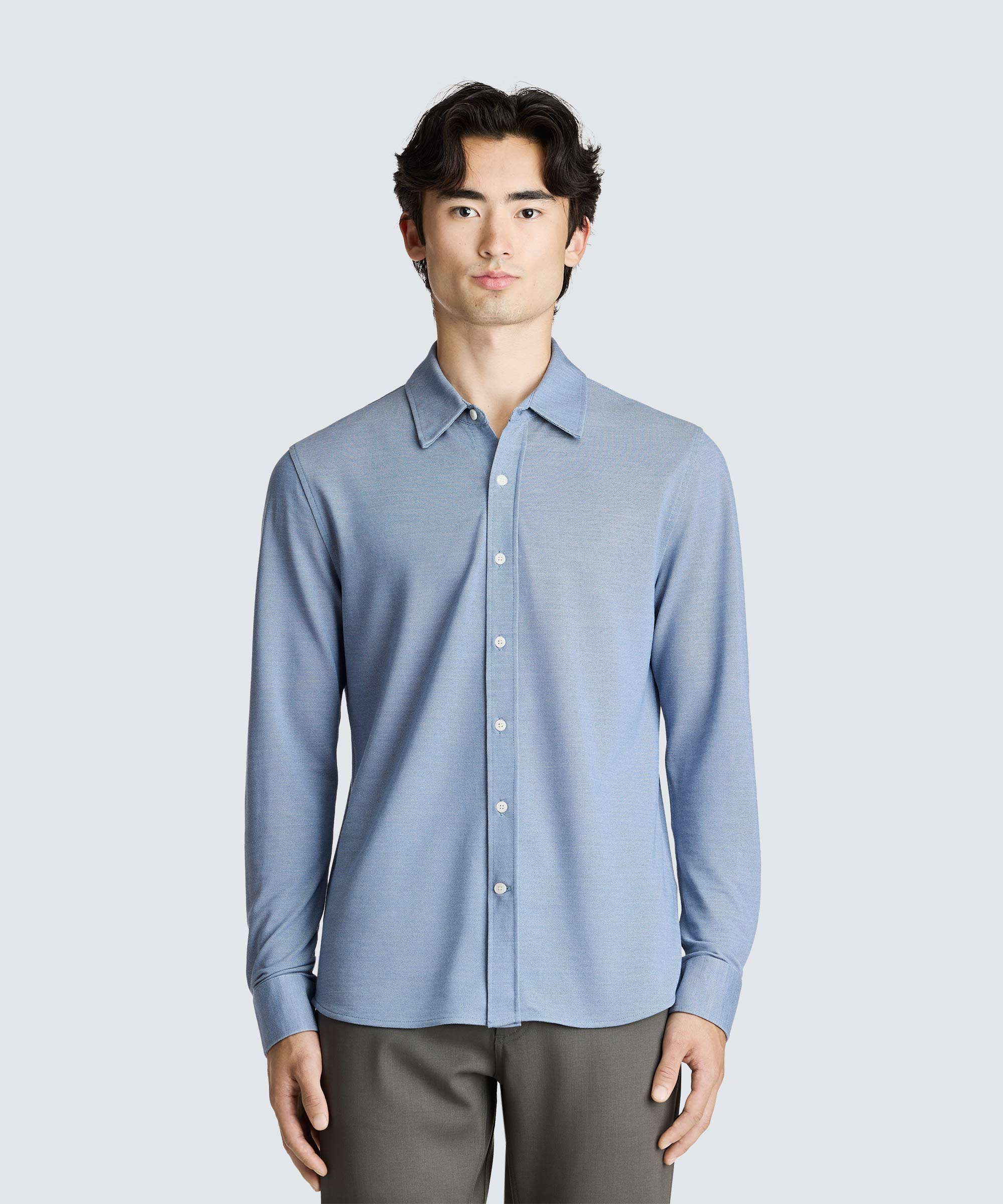 Men's Merino Button-Up